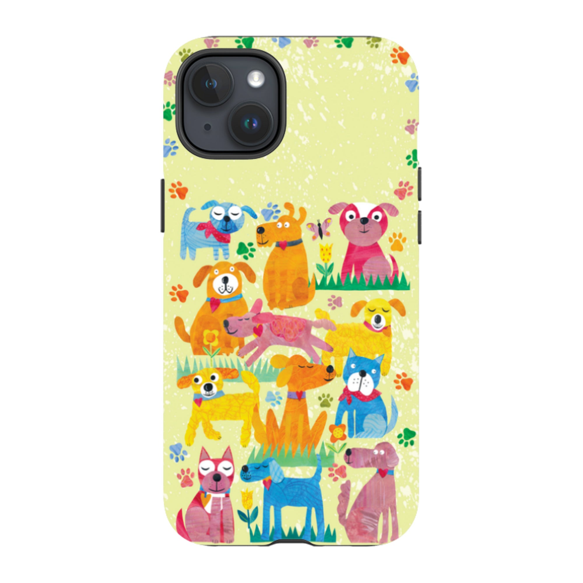iPhone Tough Case - Dogs in the park By Tracey English