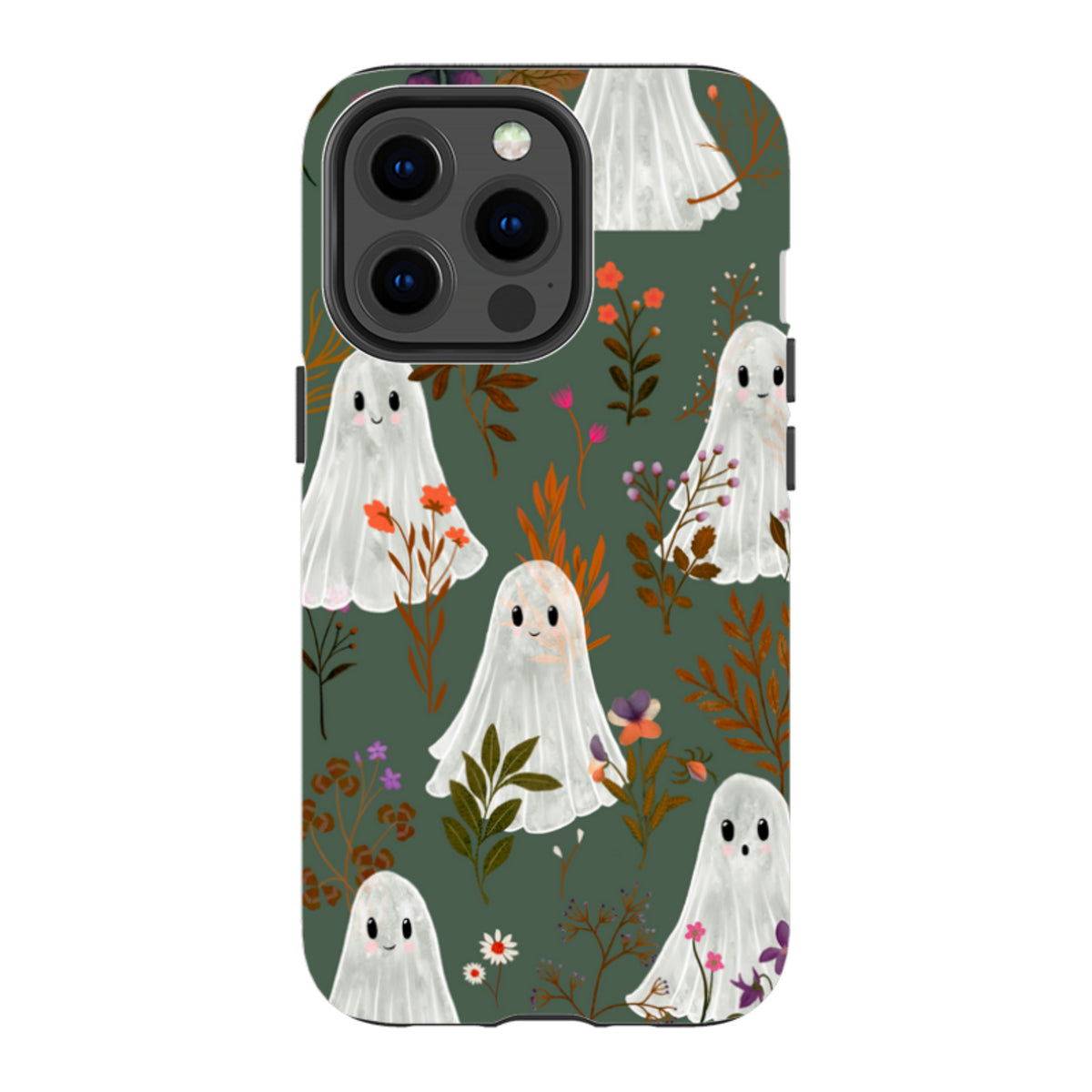 iPhone Tough Case - Ghost in the Garden - Pine By Katherine Quinn