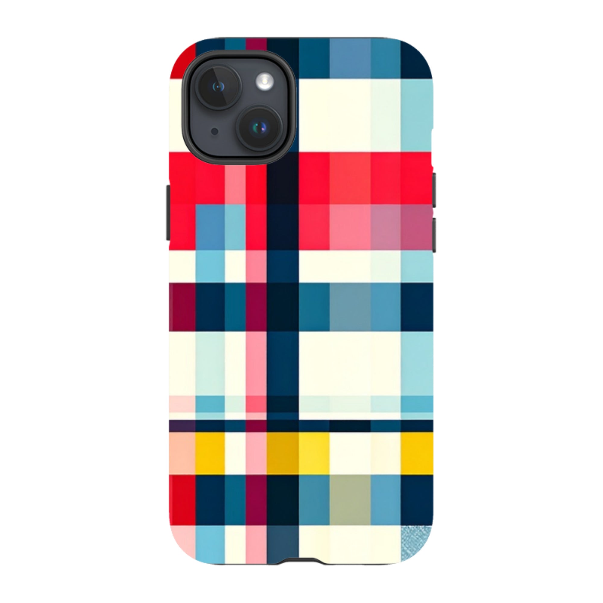 iPhone MagSafe Tough Case - Cancun Gingham