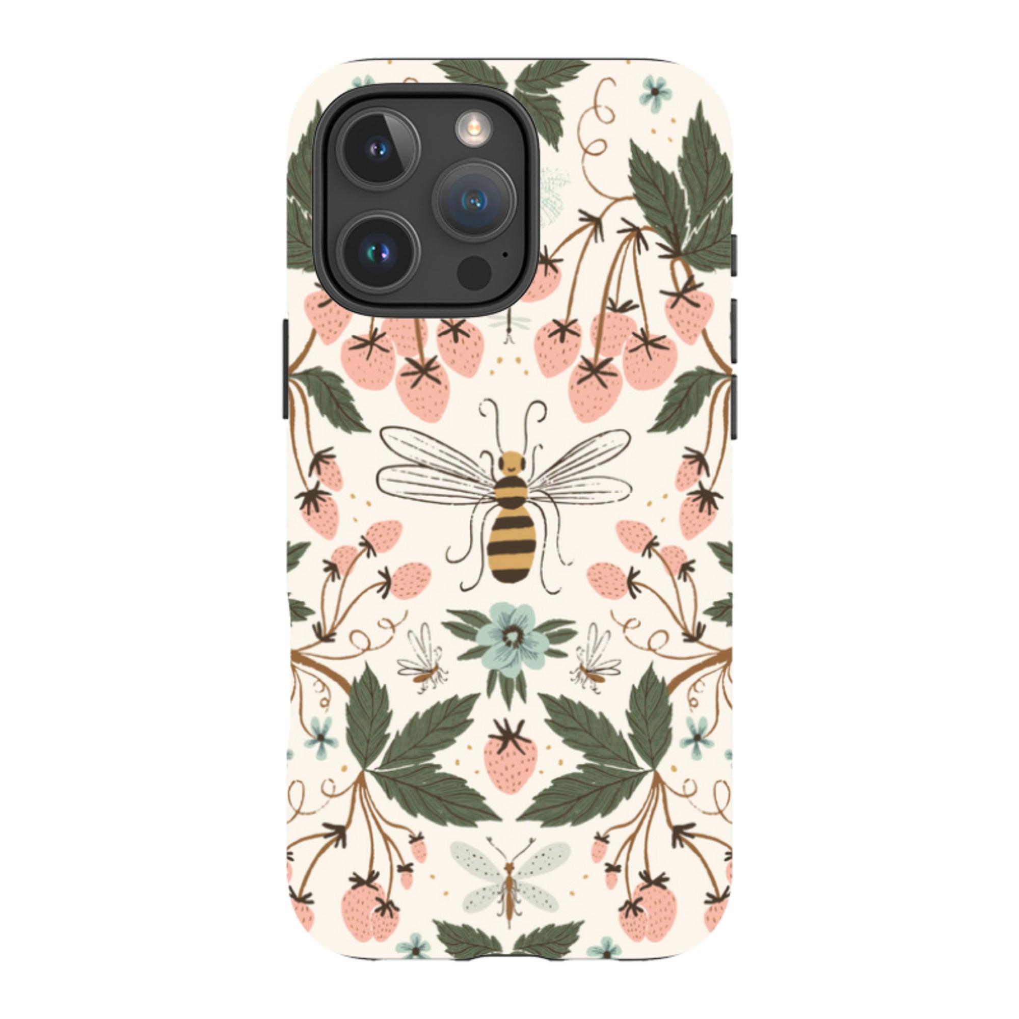 iPhone MagSafe Tough Case - Bugs and Berries By Meghann Rader