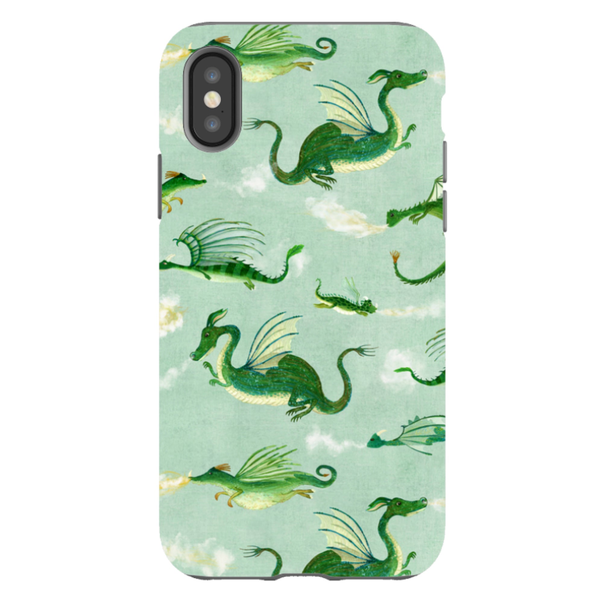 iPhone Tough Case - Dragons By Katherine Quinn