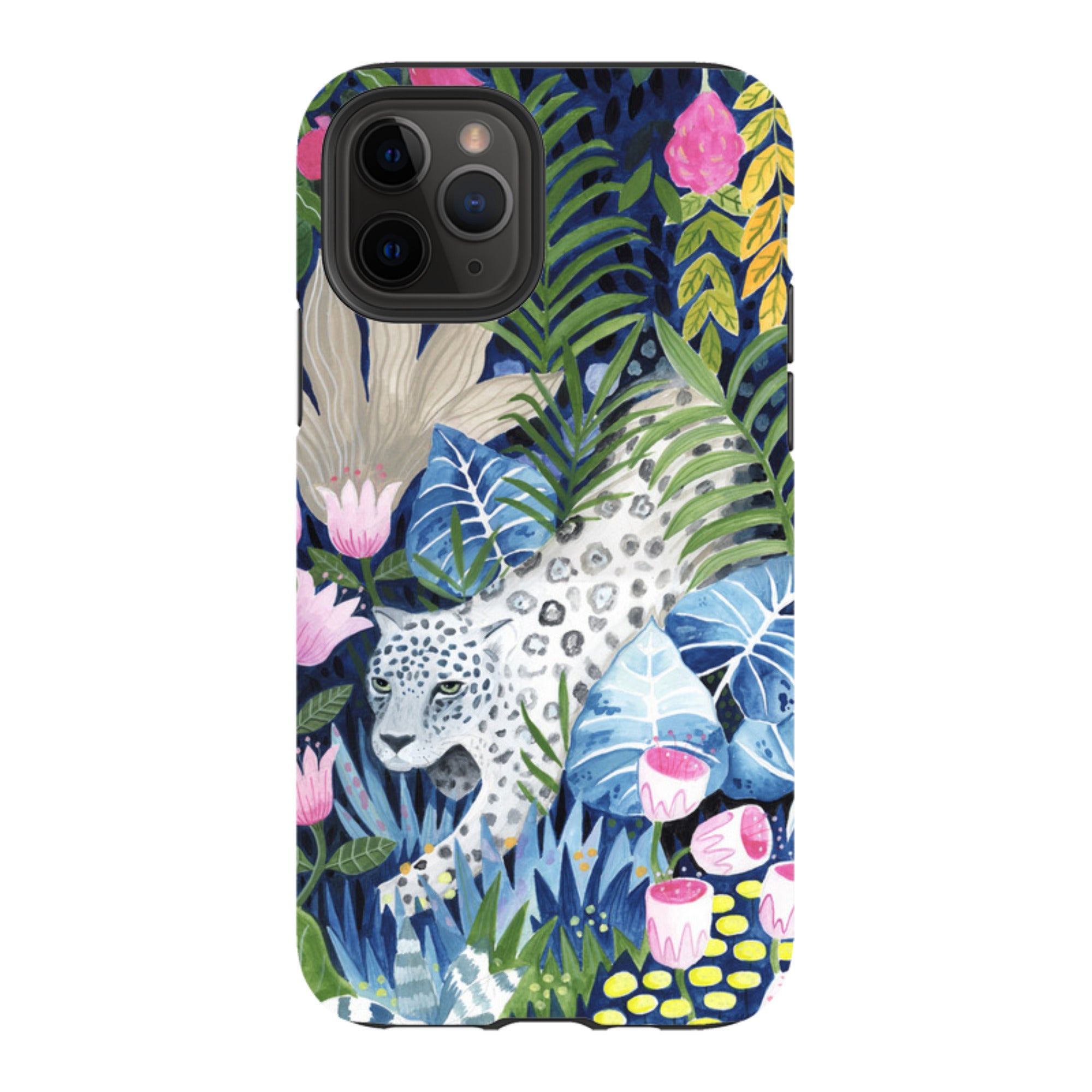 iPhone Tough Case - Prowling Leopard By Bex Parkin