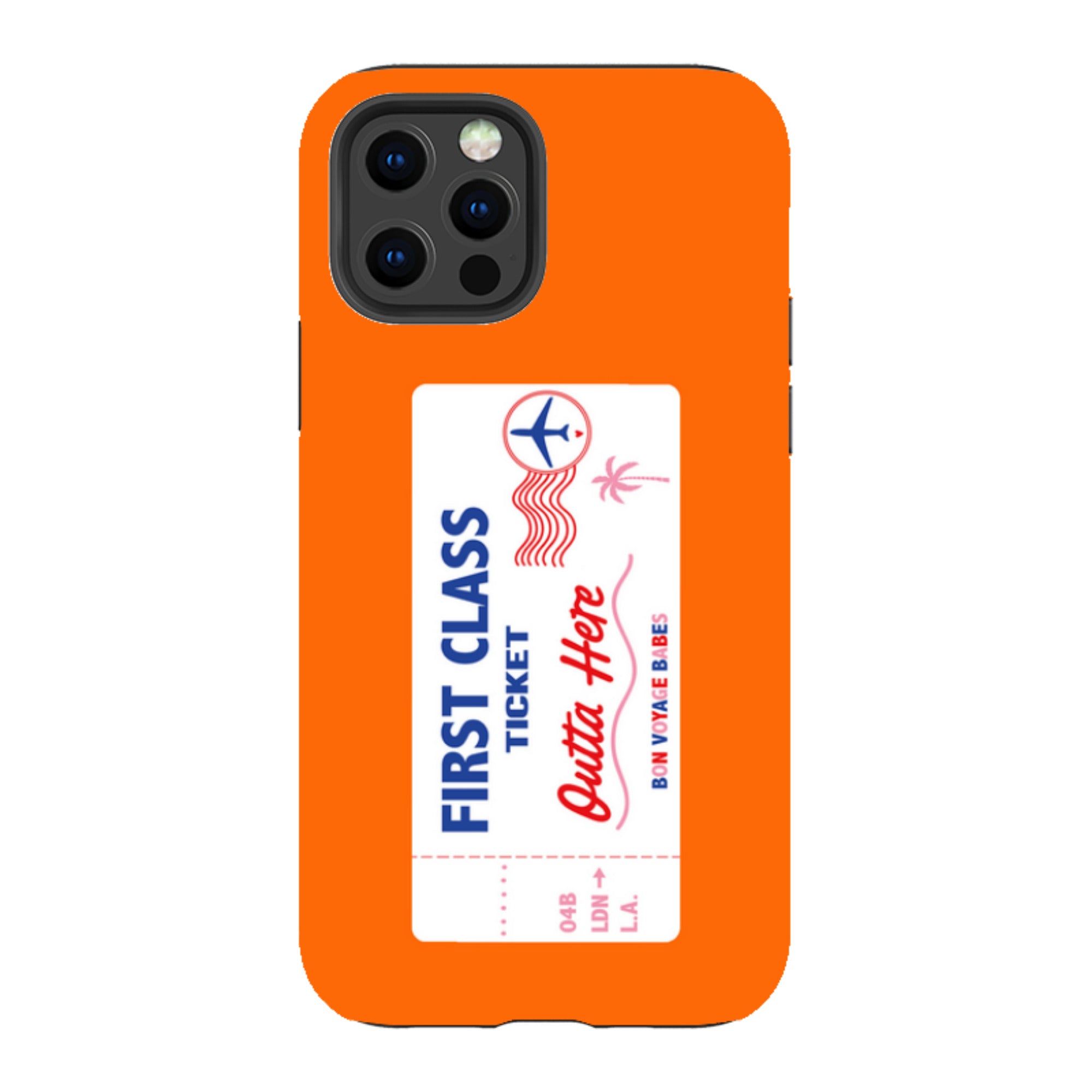 iPhone Tough Case - First Class Orange