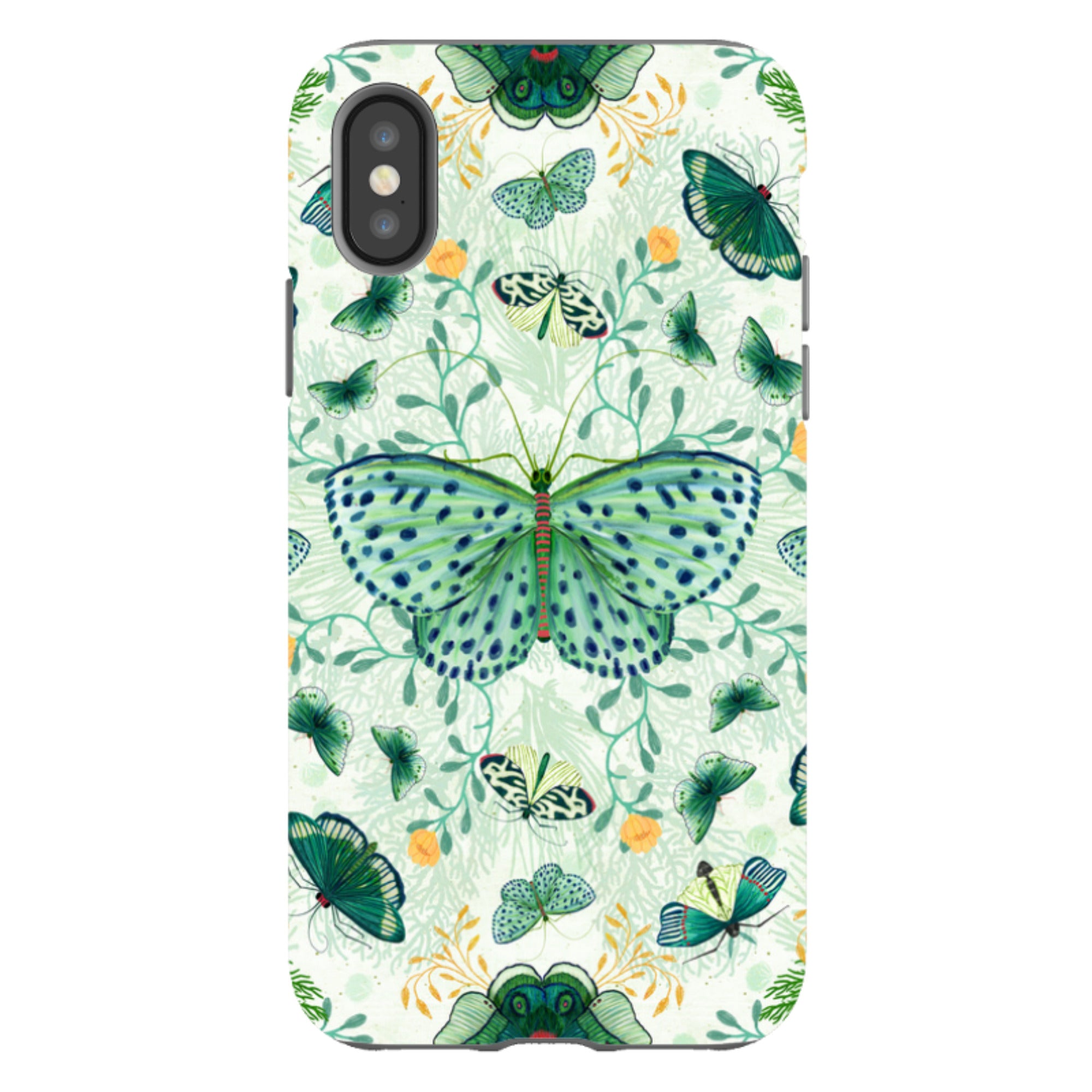 iPhone Tough Case - Big Moth 1 By Katherine Quinn