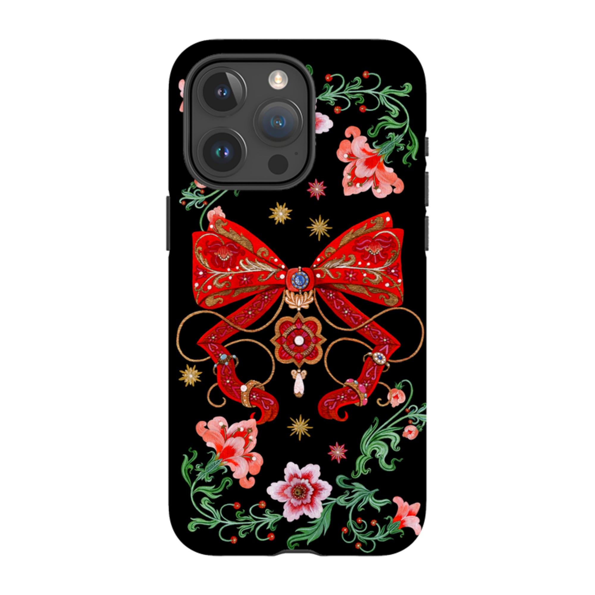iPhone Tough  Case - Five Gold Ring By Maria Matos