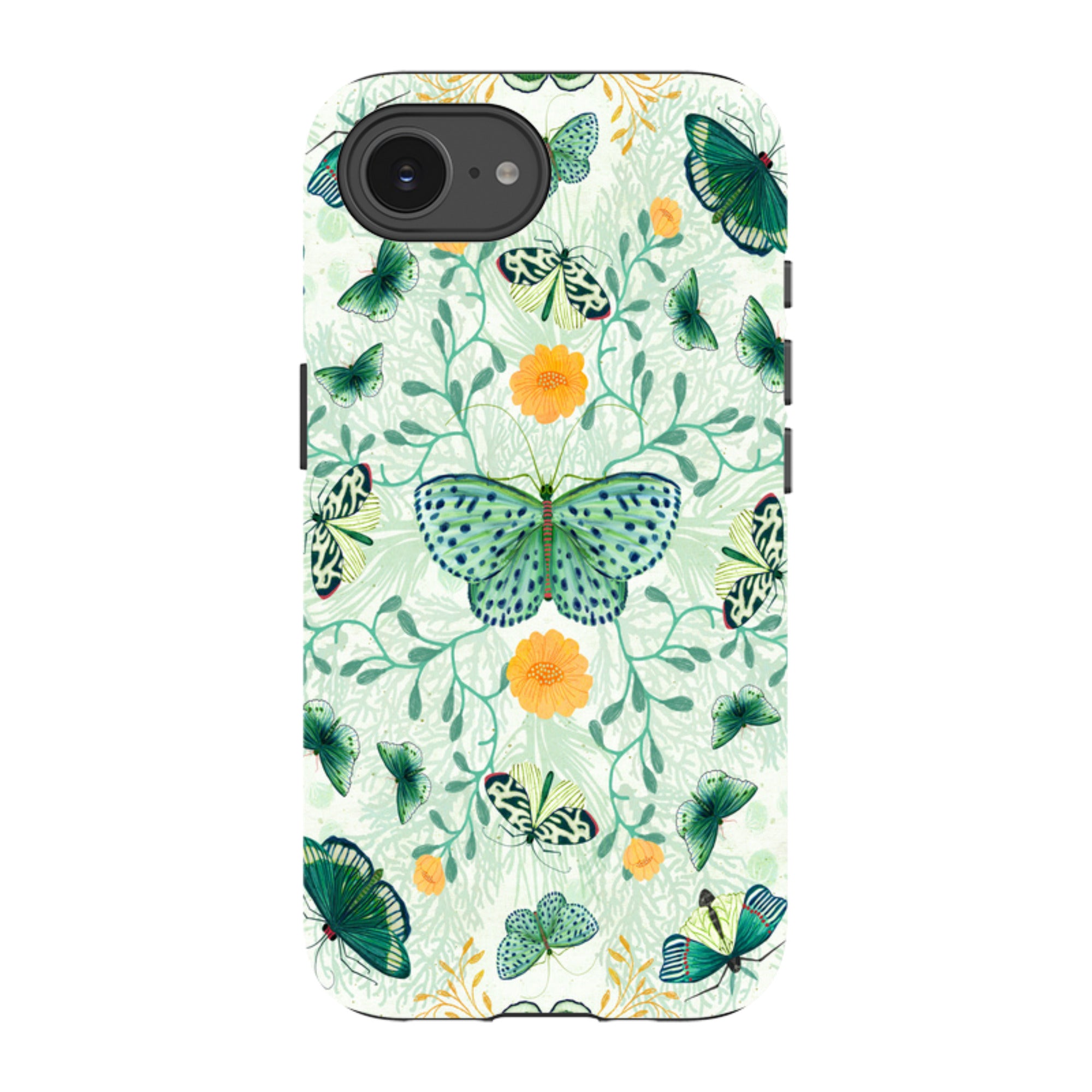iPhone Tough Case - Medium Moths 1 By Katherine Quinn