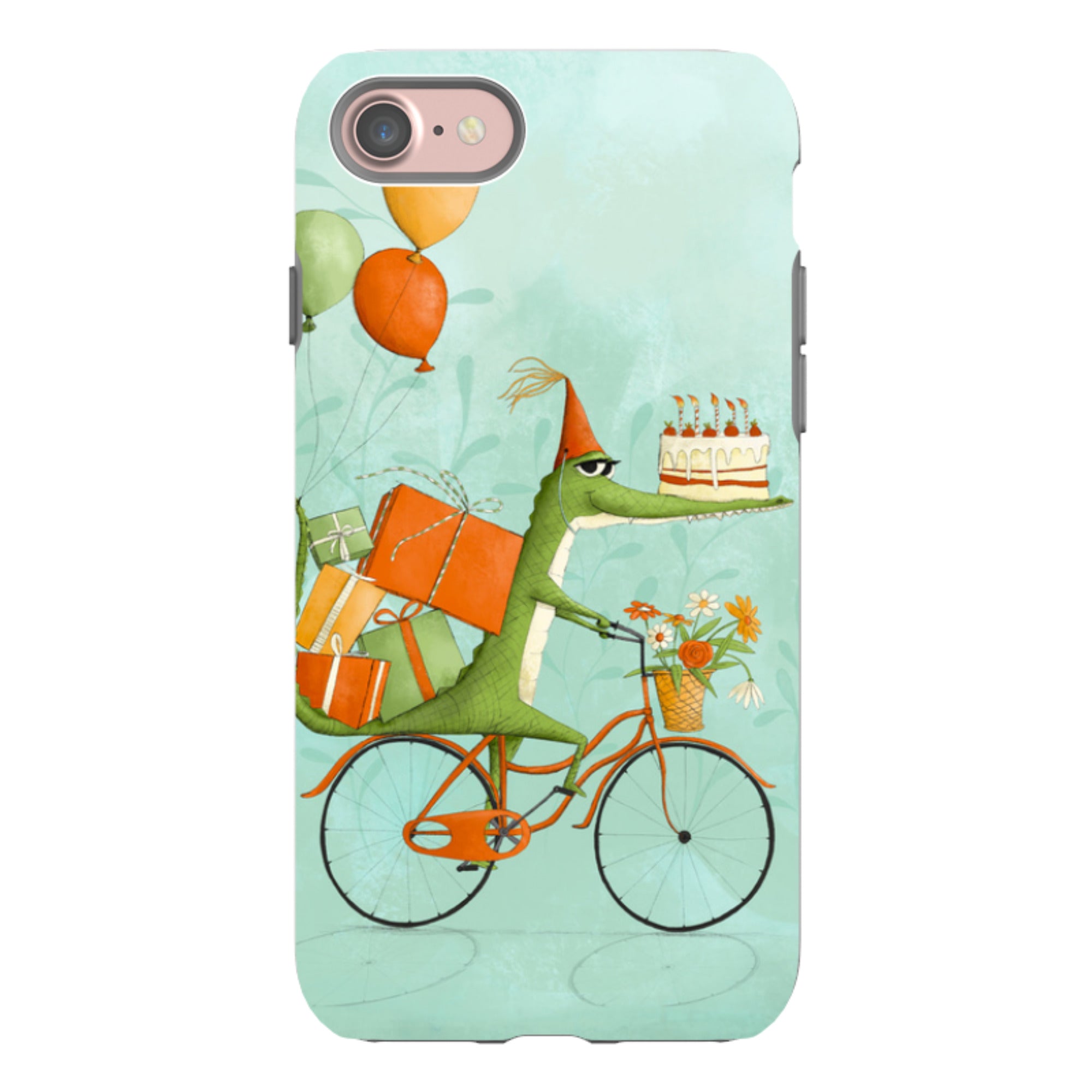 iPhone Tough Case - Happy Croc By Maja Lindberg