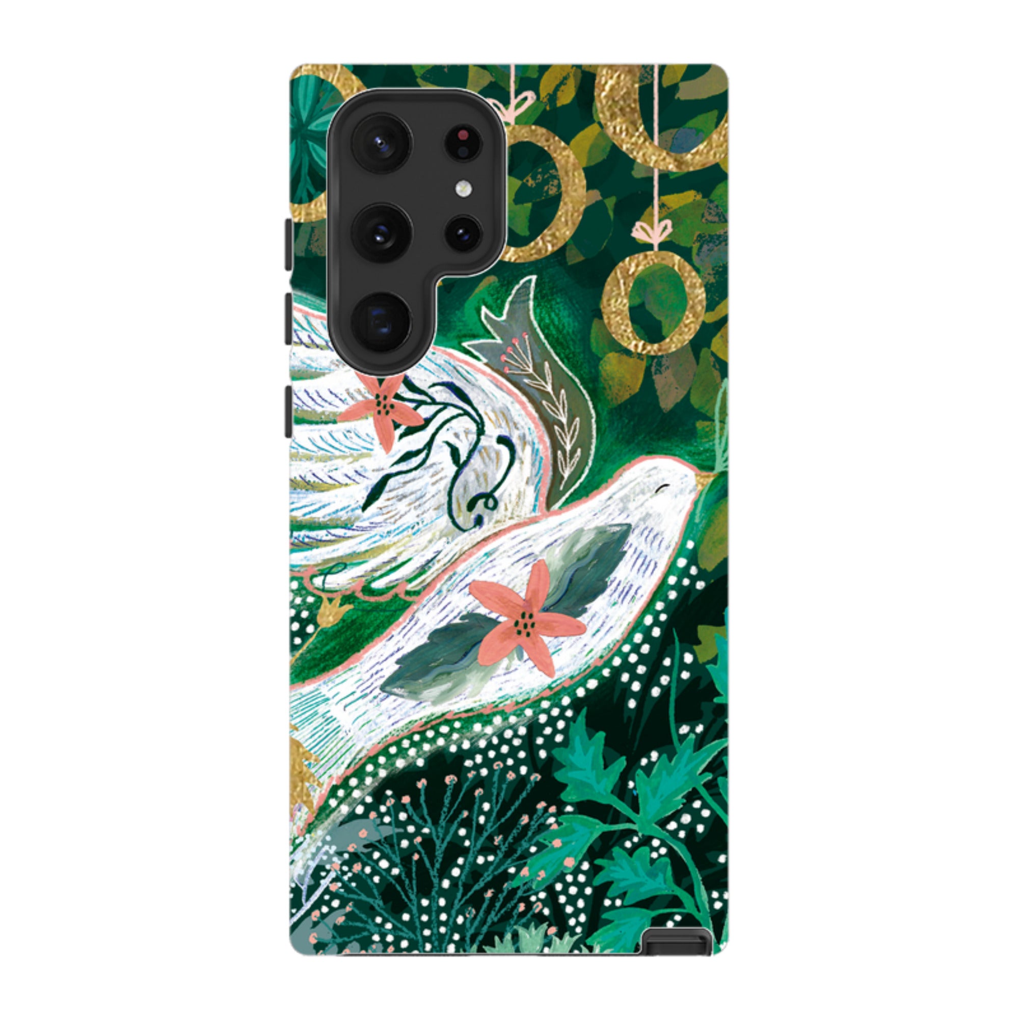 Samsung Tough Case - Gold Rings By Emma Frances Grant