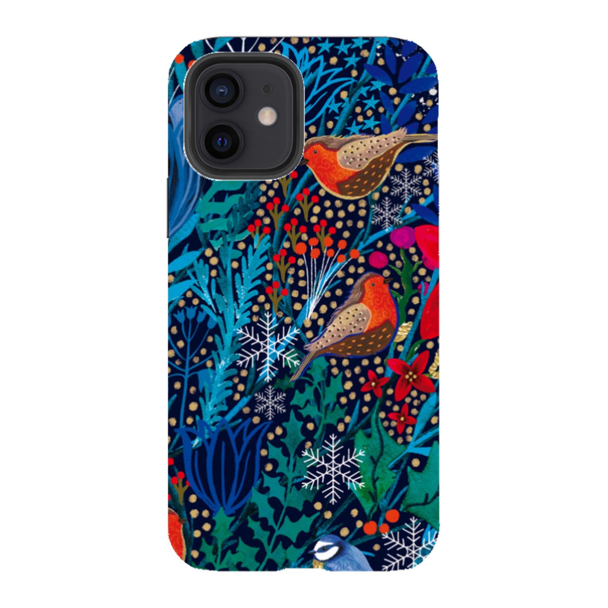 iPhone Tough Case - Xmas Robin III By Emma Frances Grant