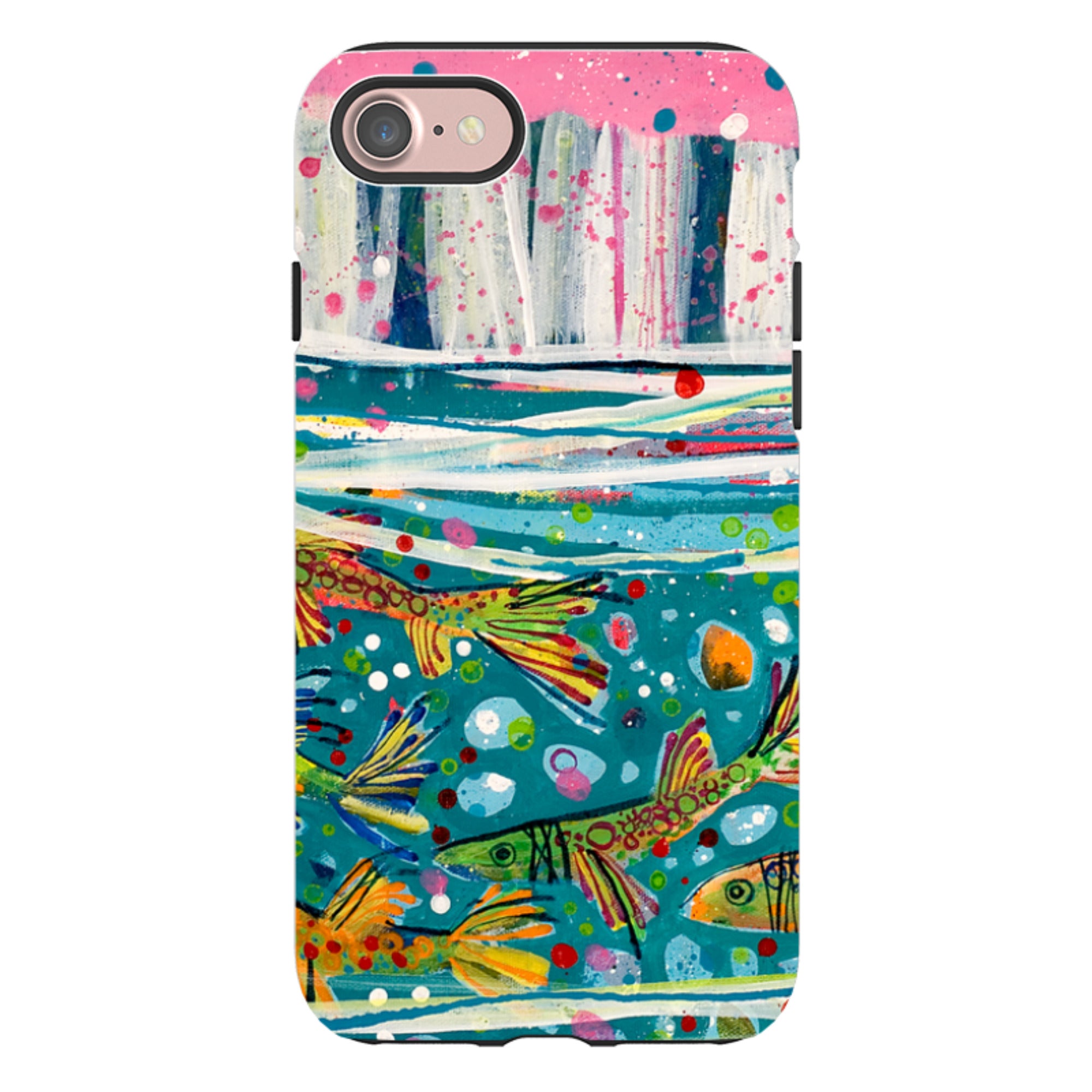 iPhone Tough Case - Something Fishy By Claire West