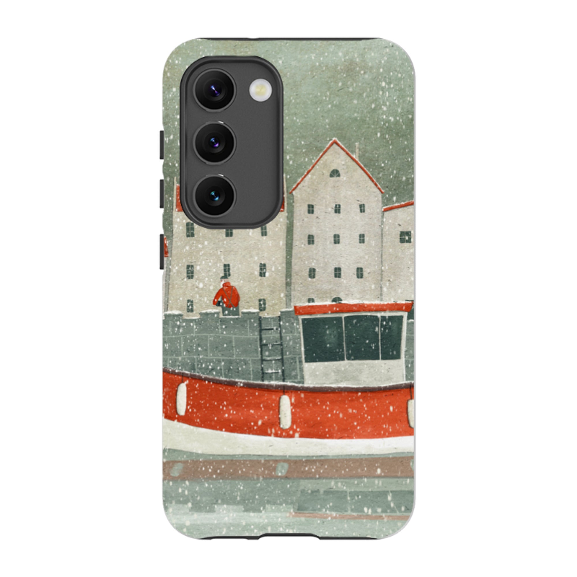 Samsung Tough Case - Christmas Harbour By Maja Lindberg