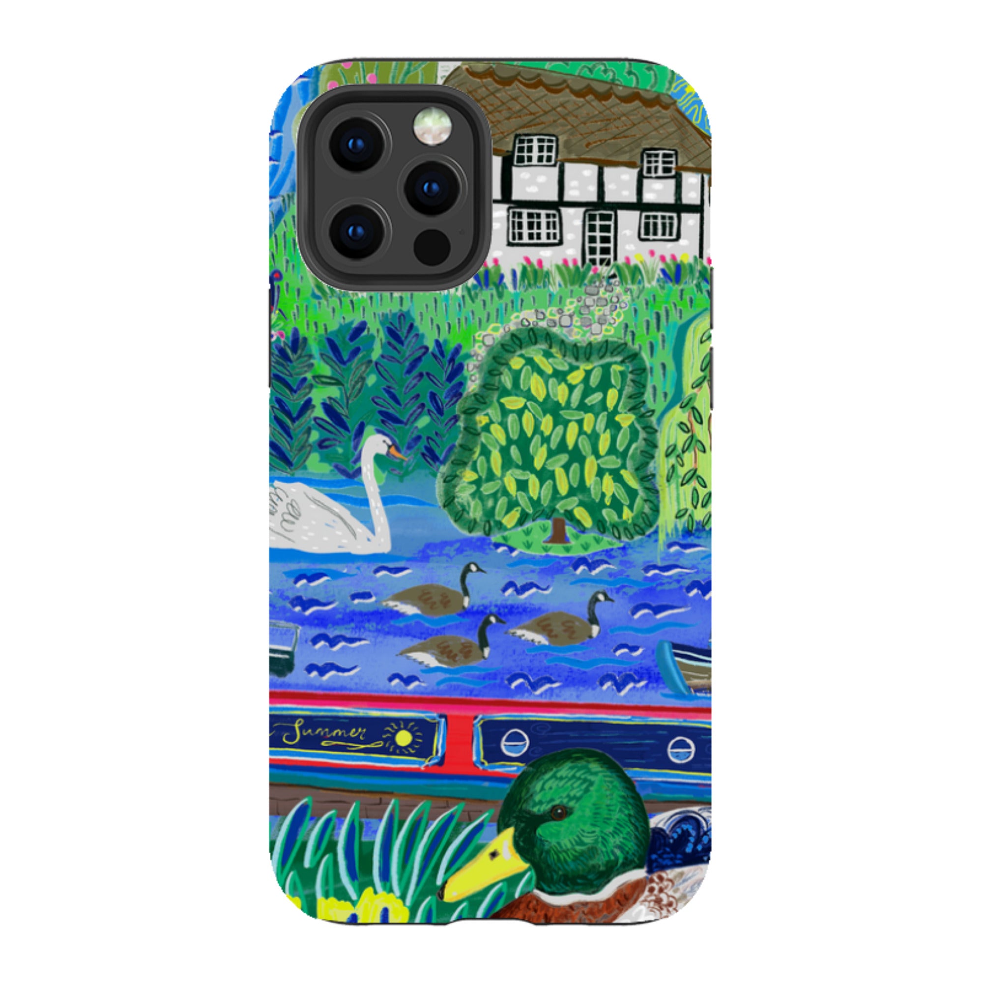 iPhone Tough Case - Canalside By Emma Frances Grant