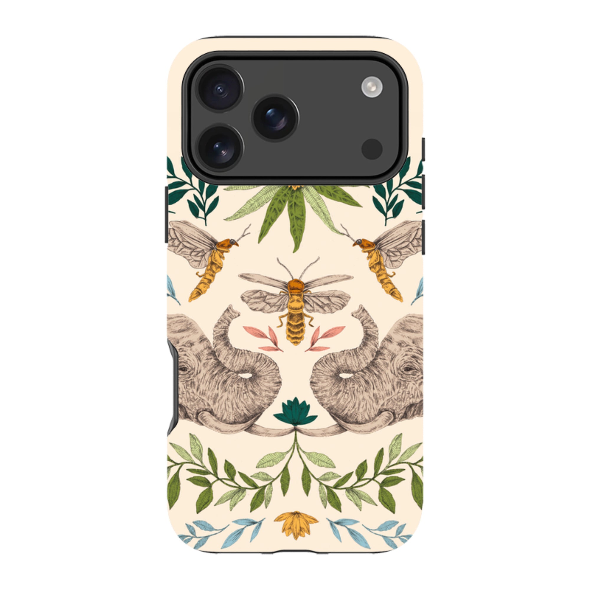 iPhone Tough Case - Elephant Firefly By Jade Mosinski