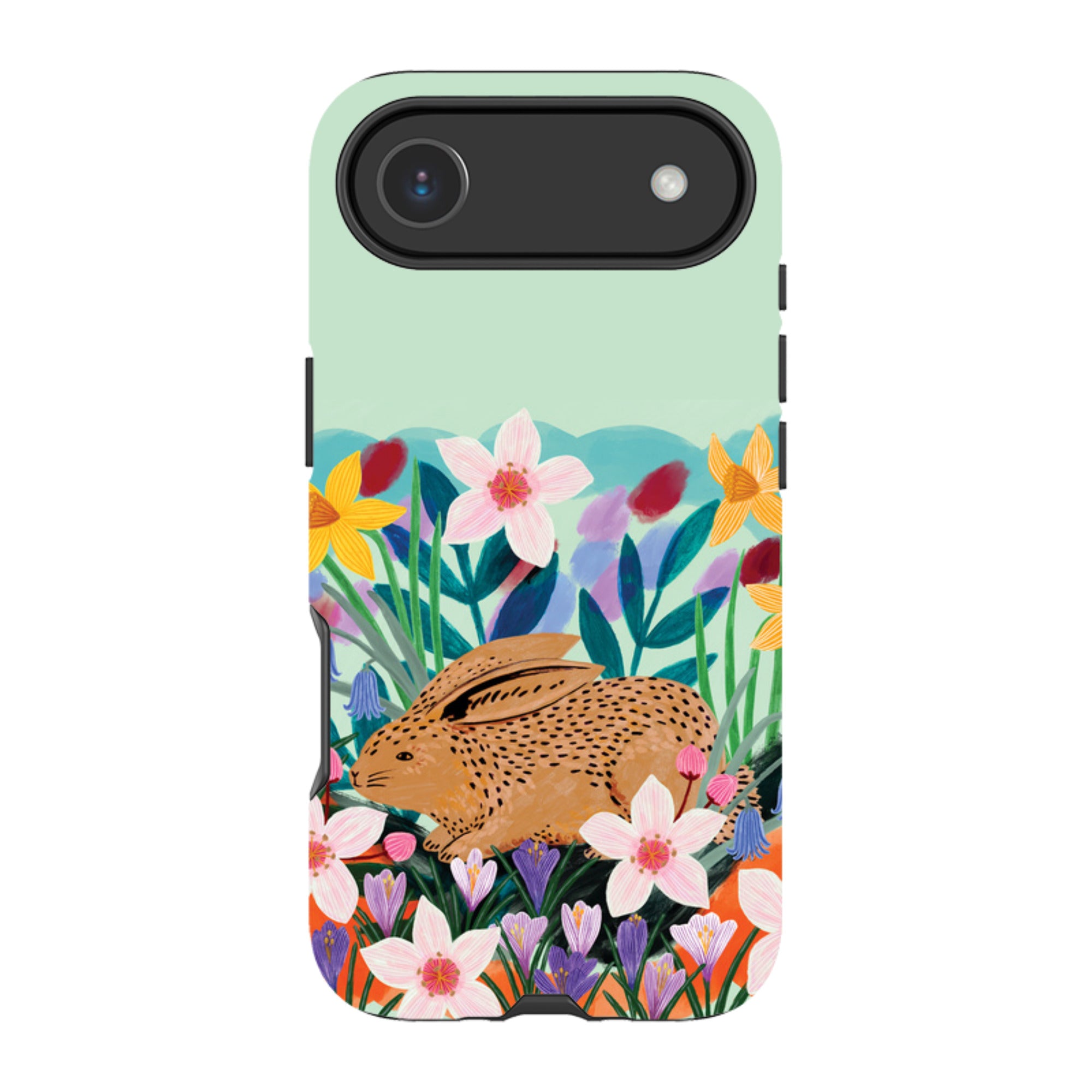 iPhone Tough Case - Spring Bunny By Lee Foster Wilson