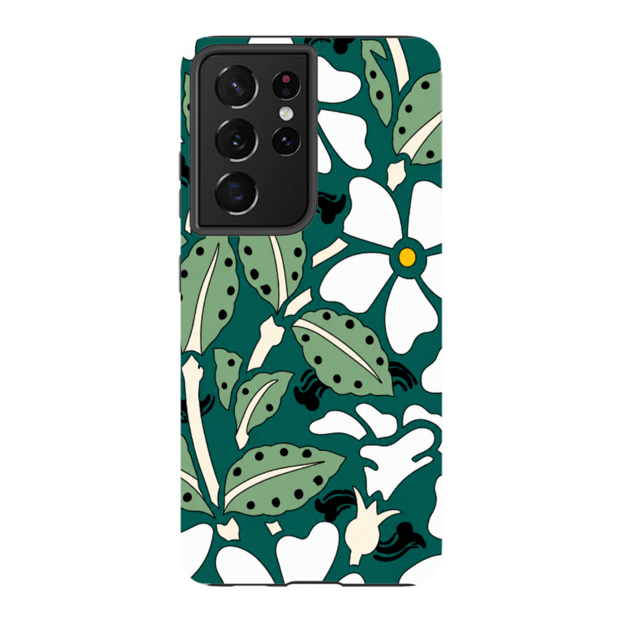 Samsung Tough Case - Vintage Woodblock Print