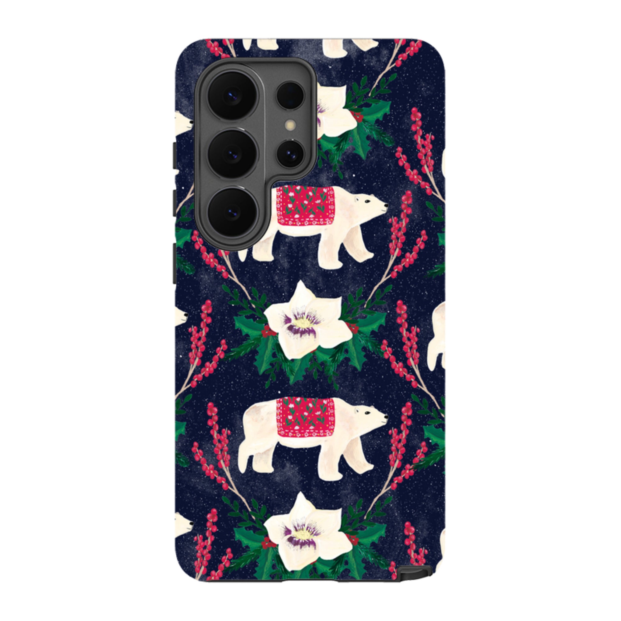 Samsung Tough Case - Midnight Polar Bears By Abby Jacobs