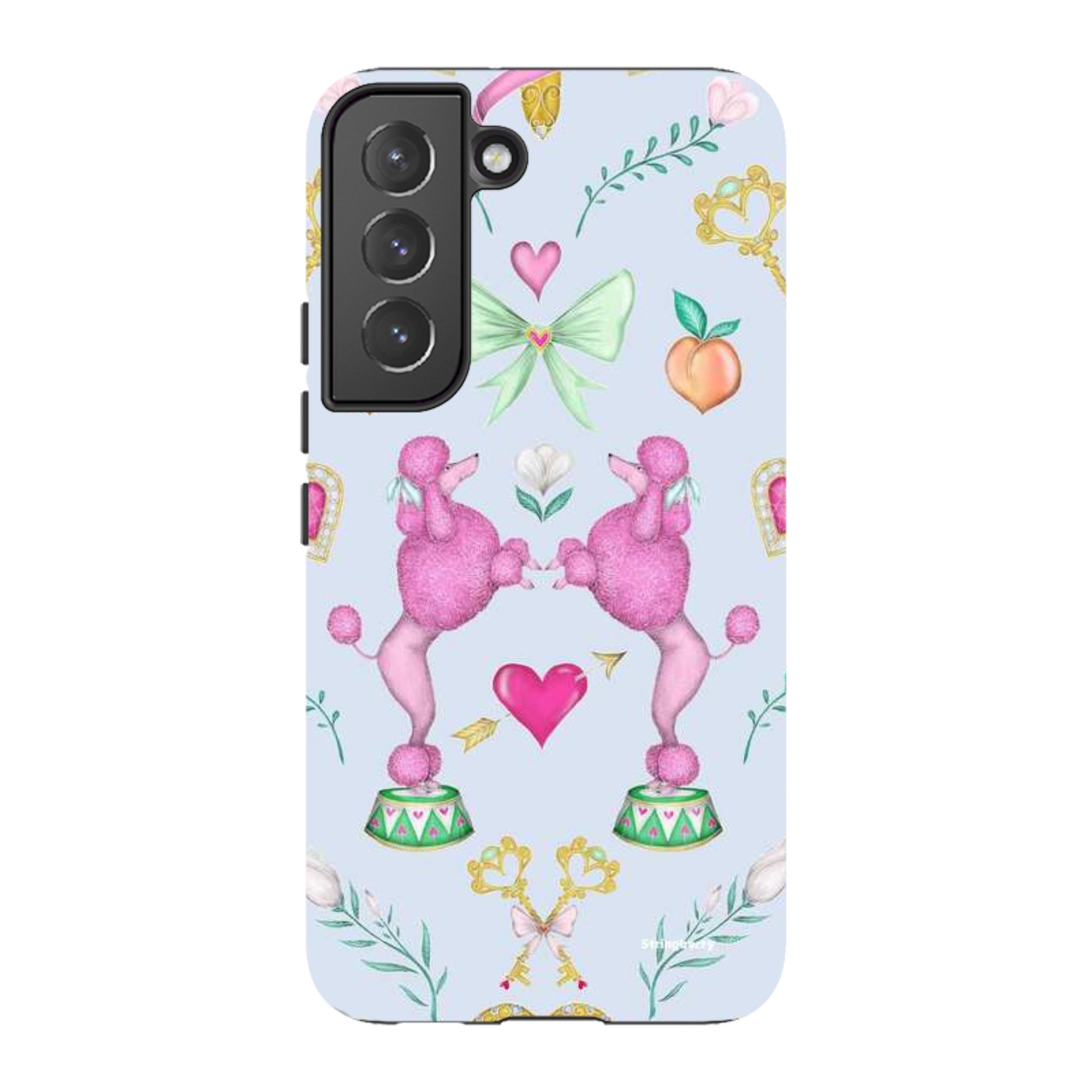 Samsung Tough Case - Pink Poodle Parlour Powder By Catherine Rowe