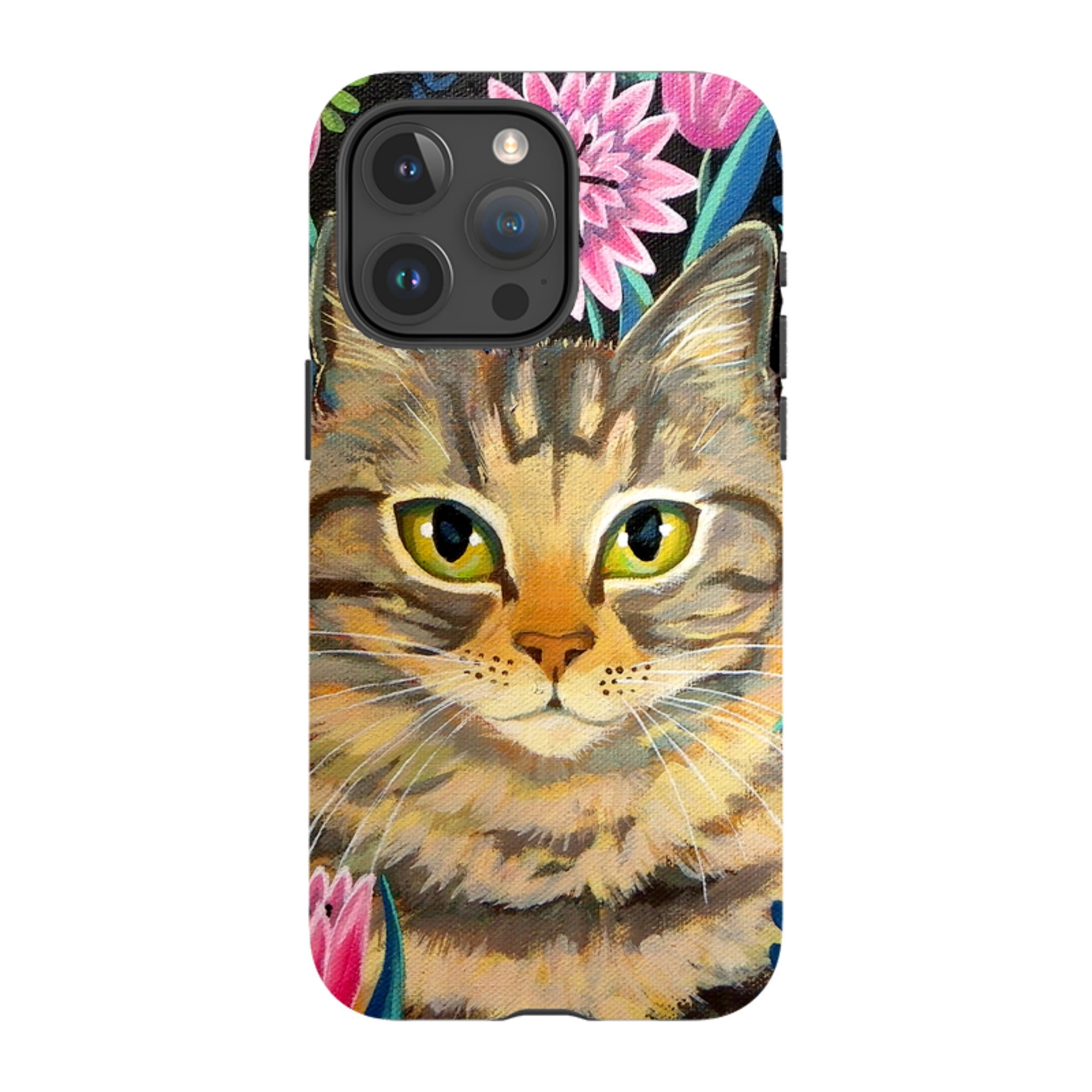 iPhone MagSafe Tough Case - Tabby Cat By Mary Stubberfield