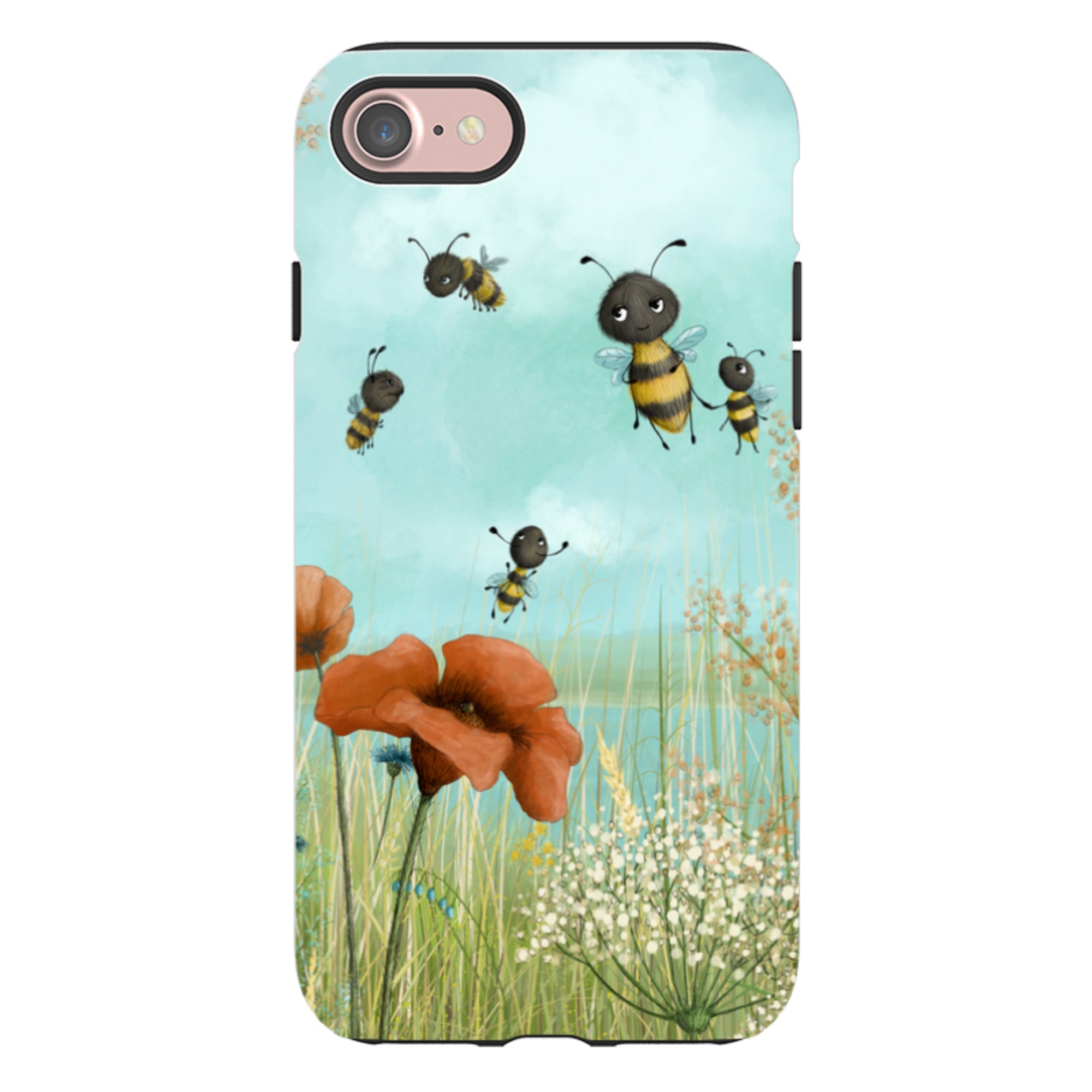iPhone Tough Case - Flower Field By Maja Lindberg