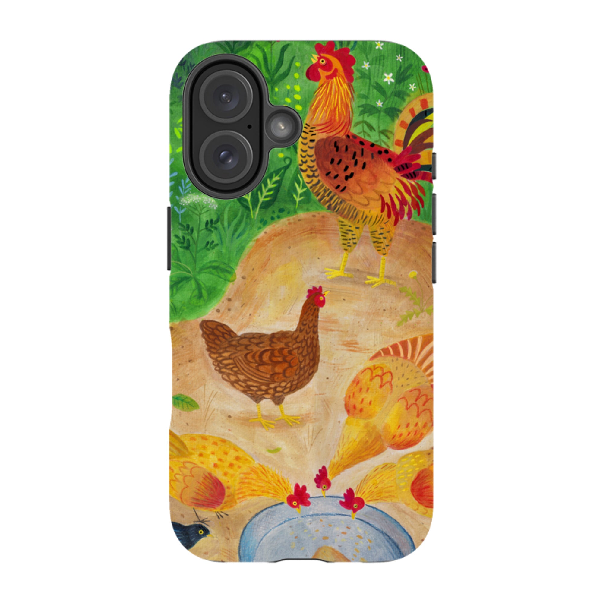iPhone MagSafe Tough Case - Chickens By Bex Parkin