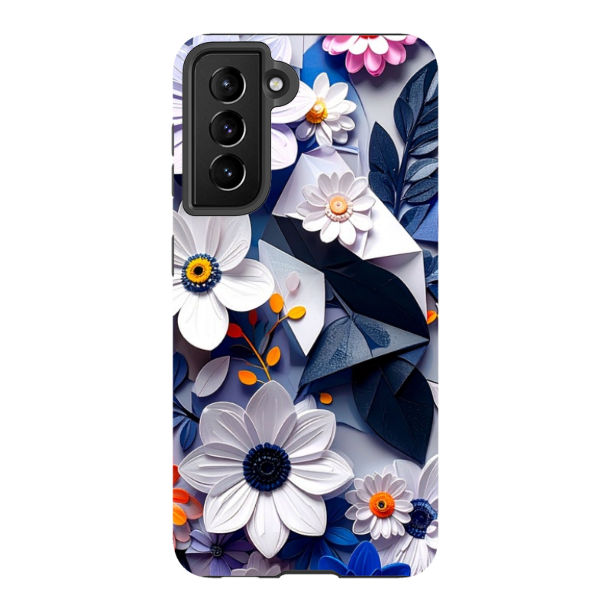 Samsung Tough Case - Summer Blue Florals