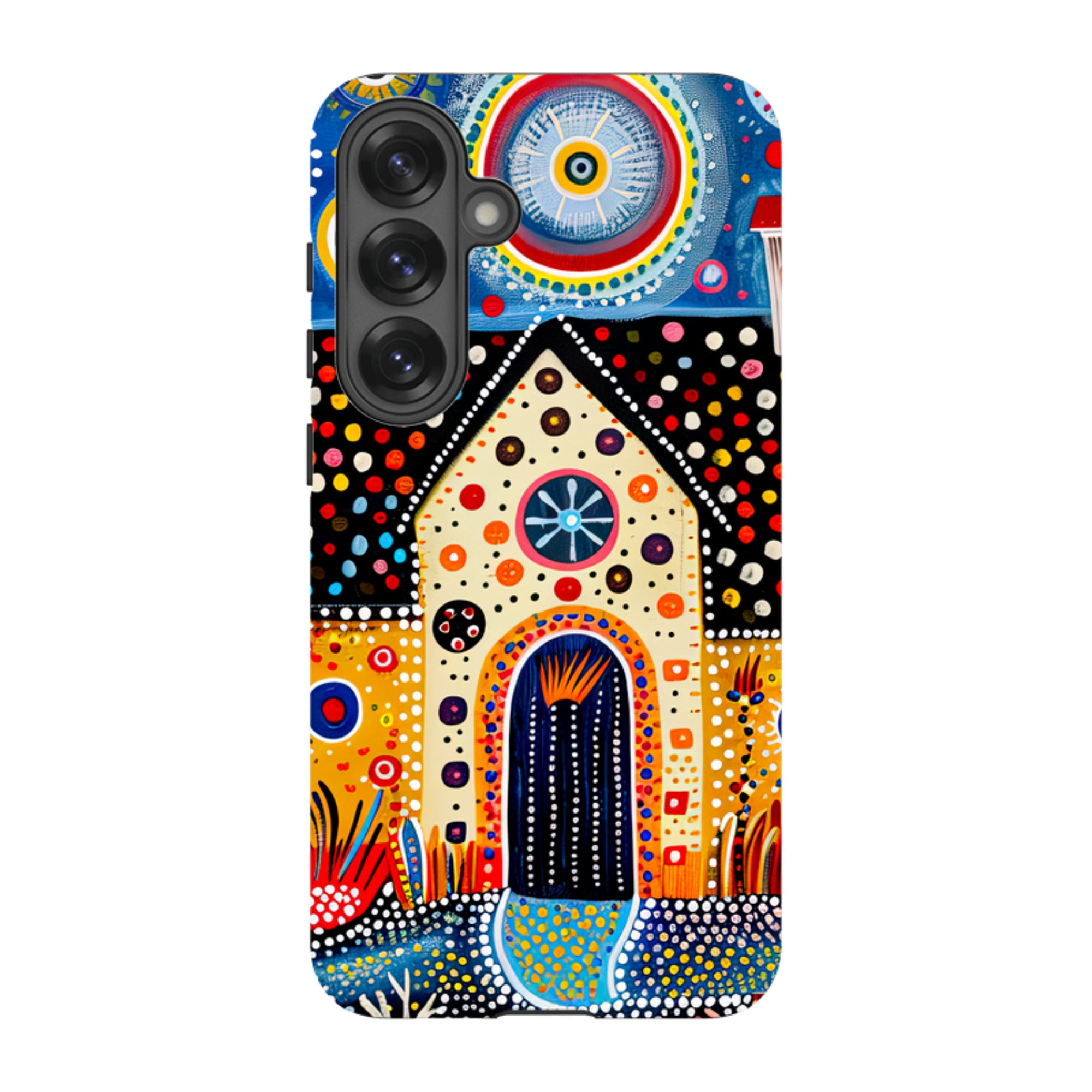 Samsung Tough Case - Folk Art House IX