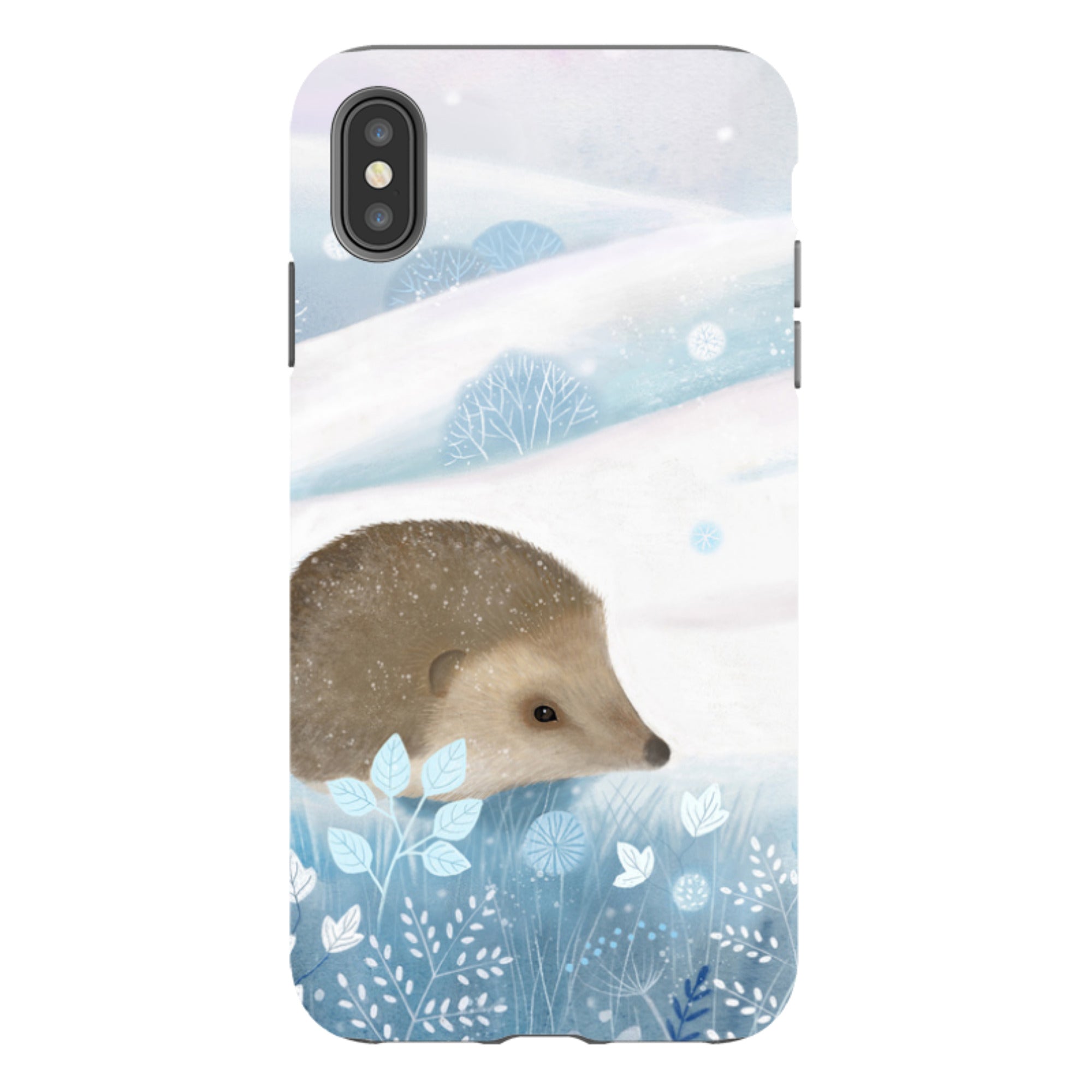 iPhone Tough Case - Winter Hedgehog By Bex Parkin