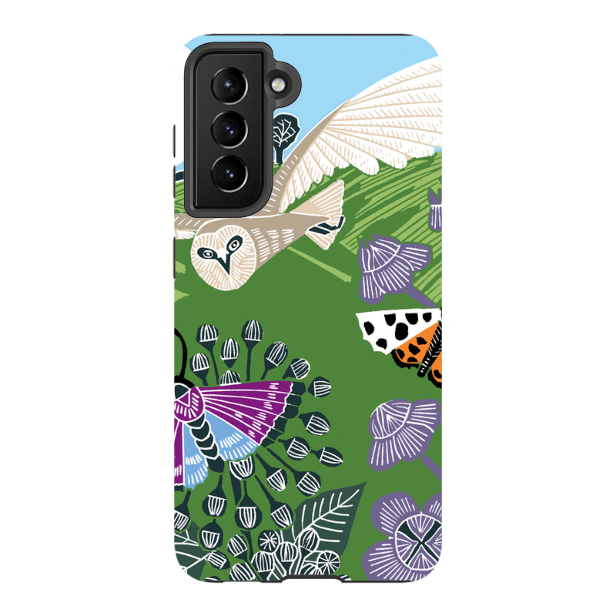 Samsung Tough Case - Morning Barn Owl By Kate Heiss