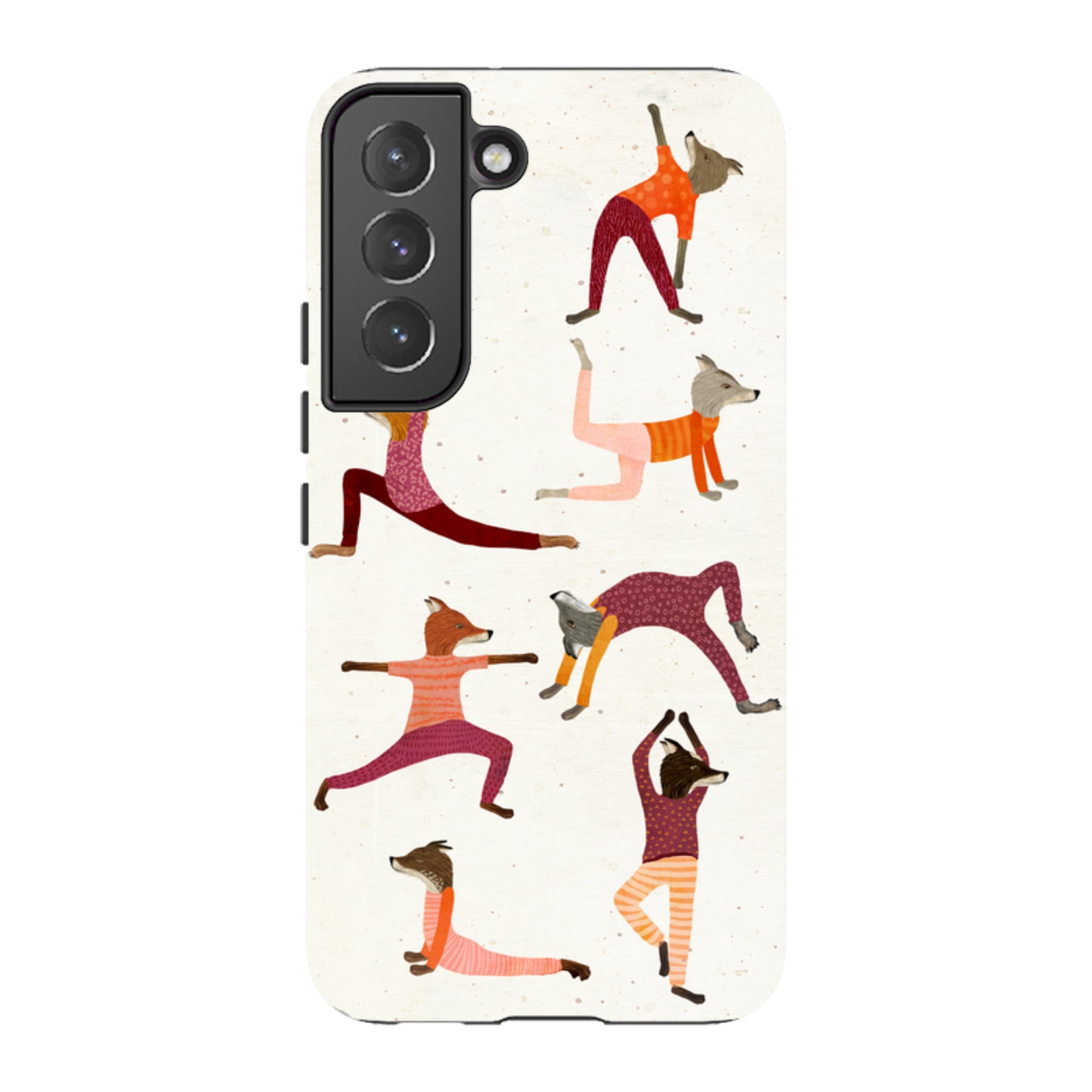 Samsung Tough Case - Fox Yoga By Katherine Quinn