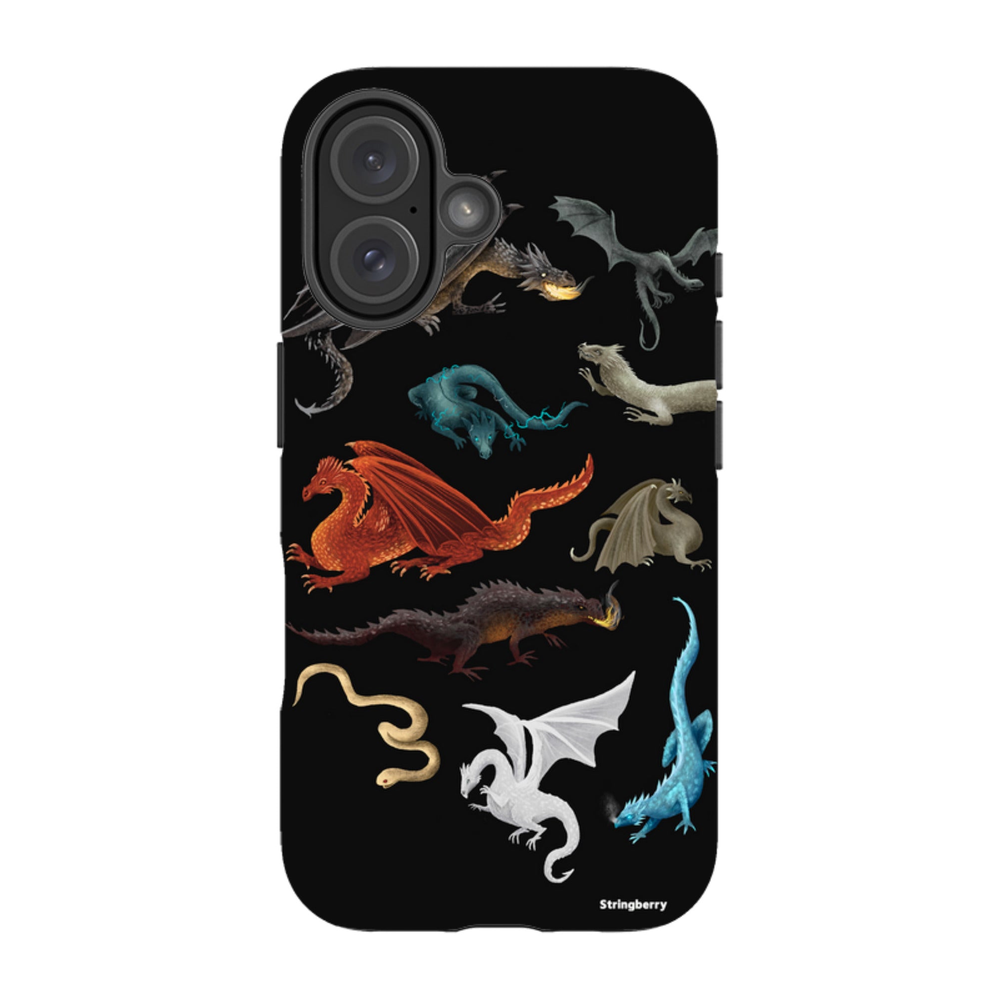 iPhone MagSafe Tough Case - Dragons, Wyverns, Wyrms By Anna Stead