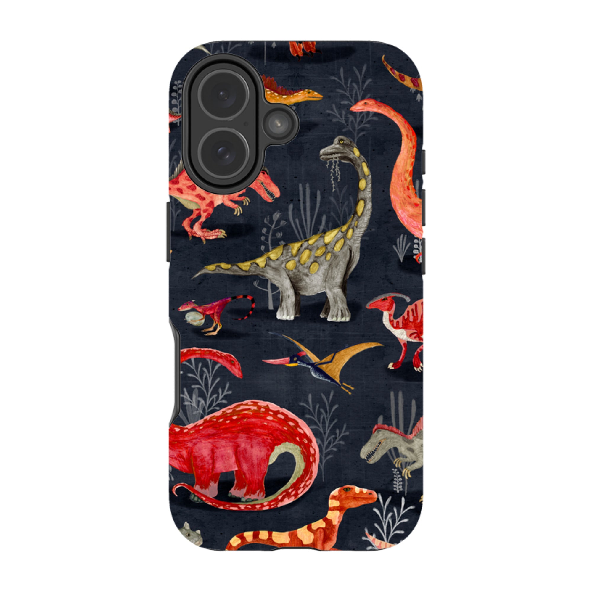 iPhone Tough Case - Parisian Dinosaurs By Katherine Quinn