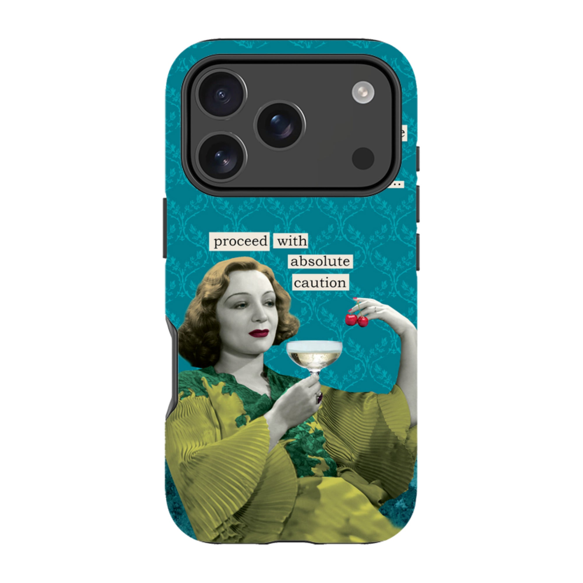 iPhone Tough Case - Menopause In Progress By Clare Jordan