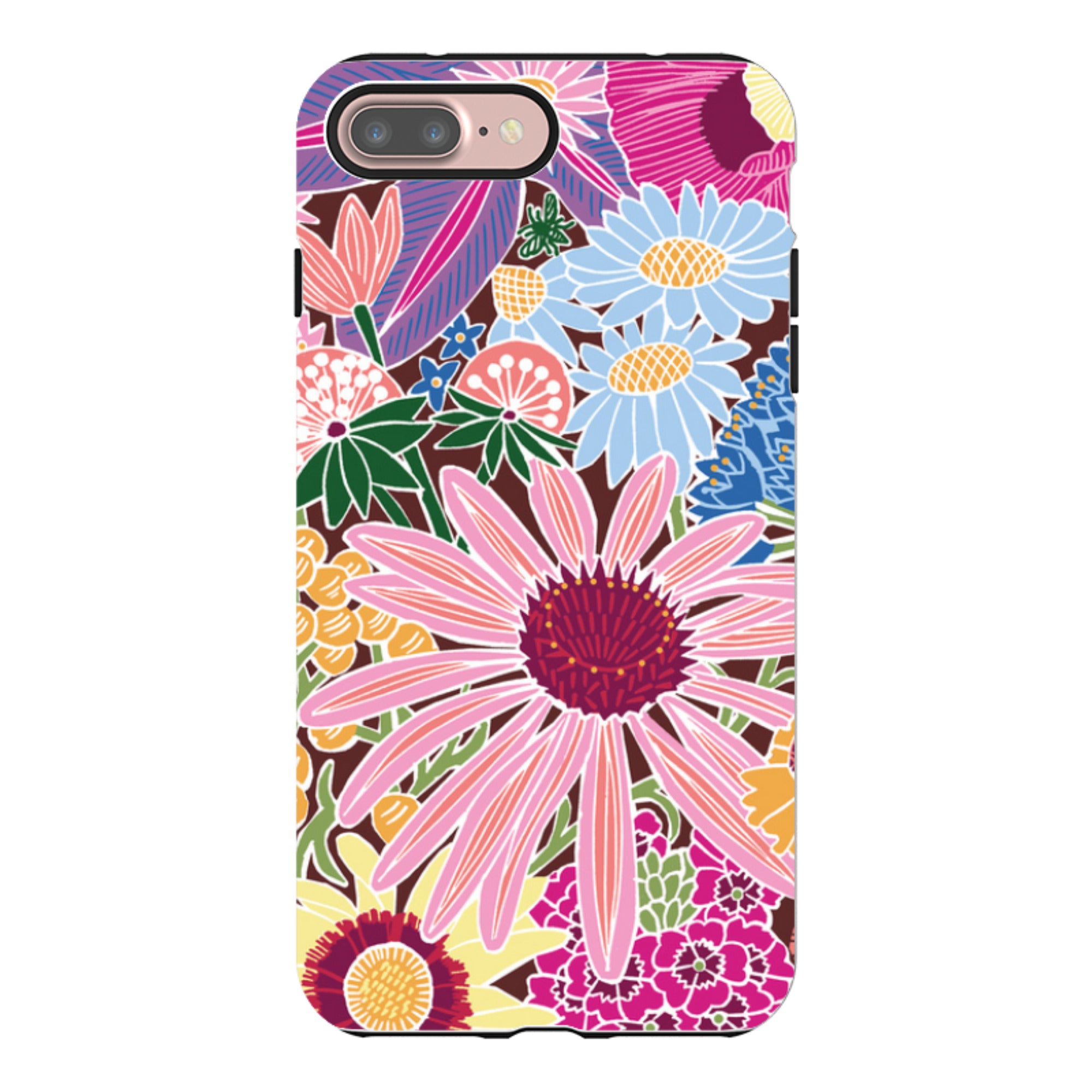 iPhone Tough Case - Jigsaw Floral 1 By Kate Heiss
