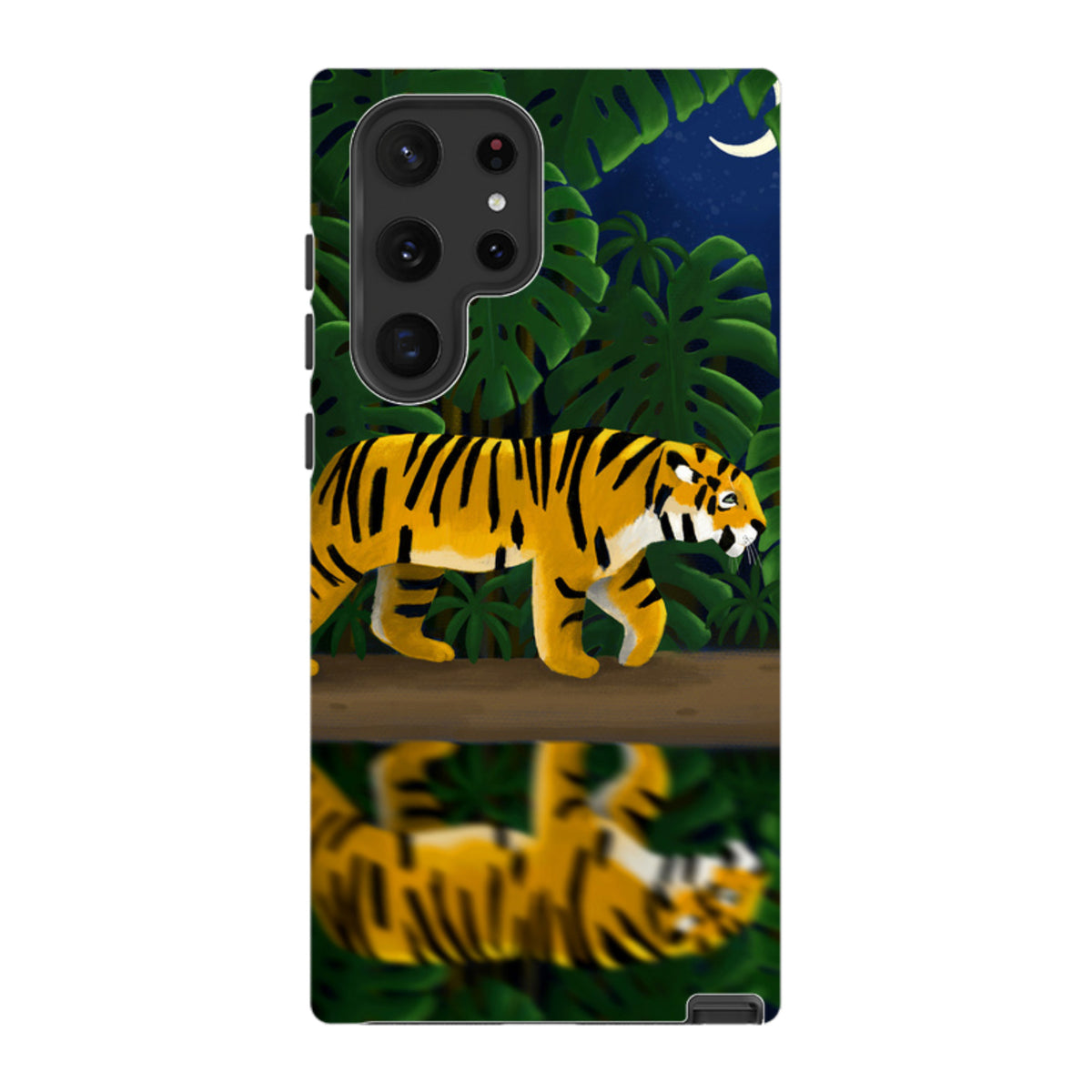 Samsung Tough Case - Tiger Night By Bex Parkin