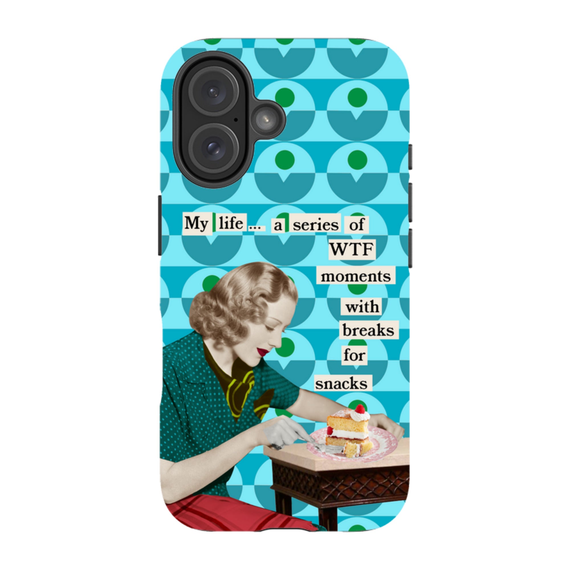 iPhone Tough Case - WTF By Clare Jordan