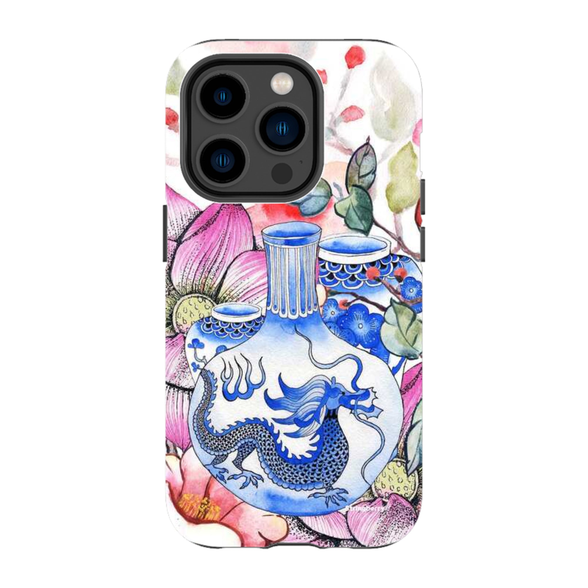 iPhone Tough Case - Dragon Vase