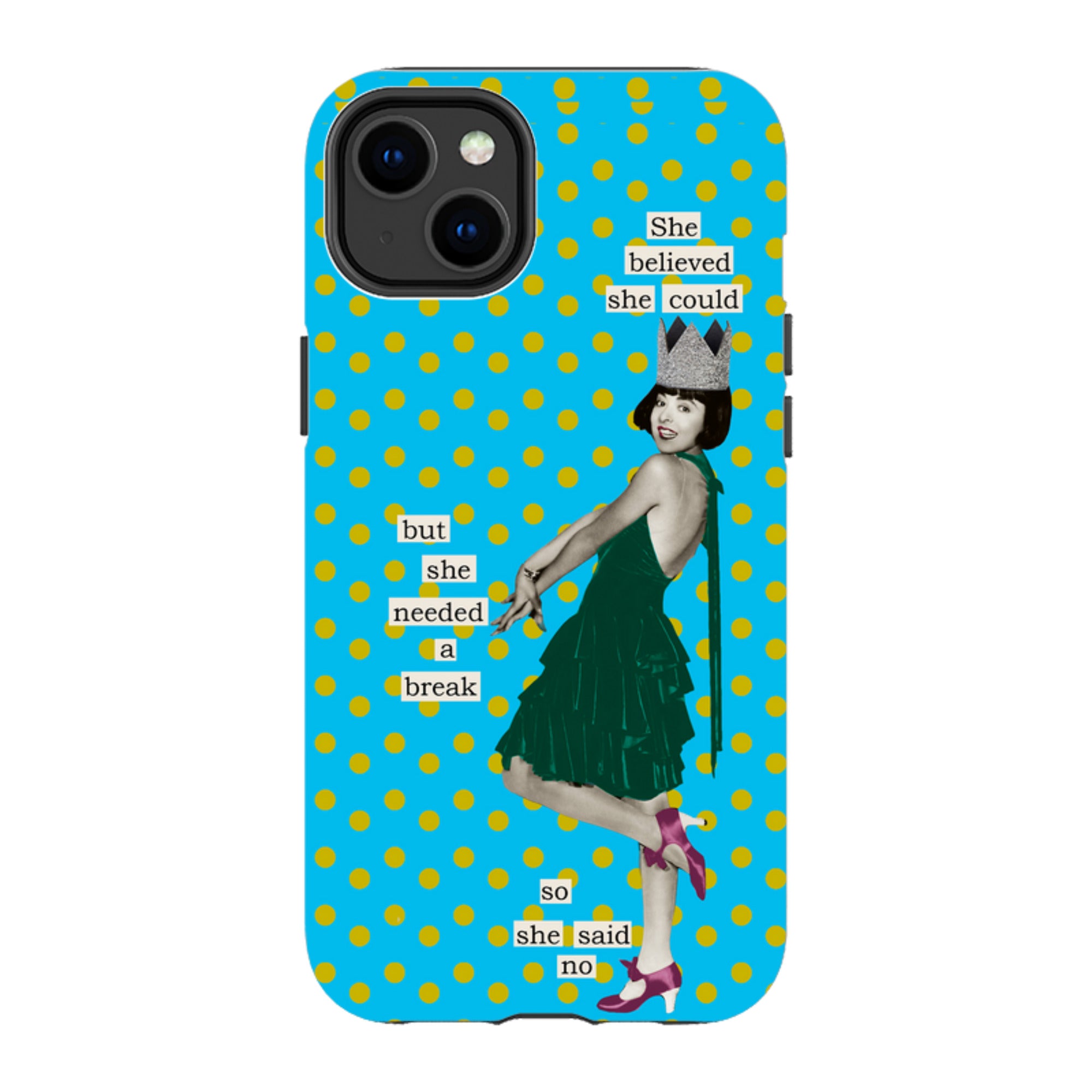 iPhone Tough Case - She Believed She Could By Clare Jordan
