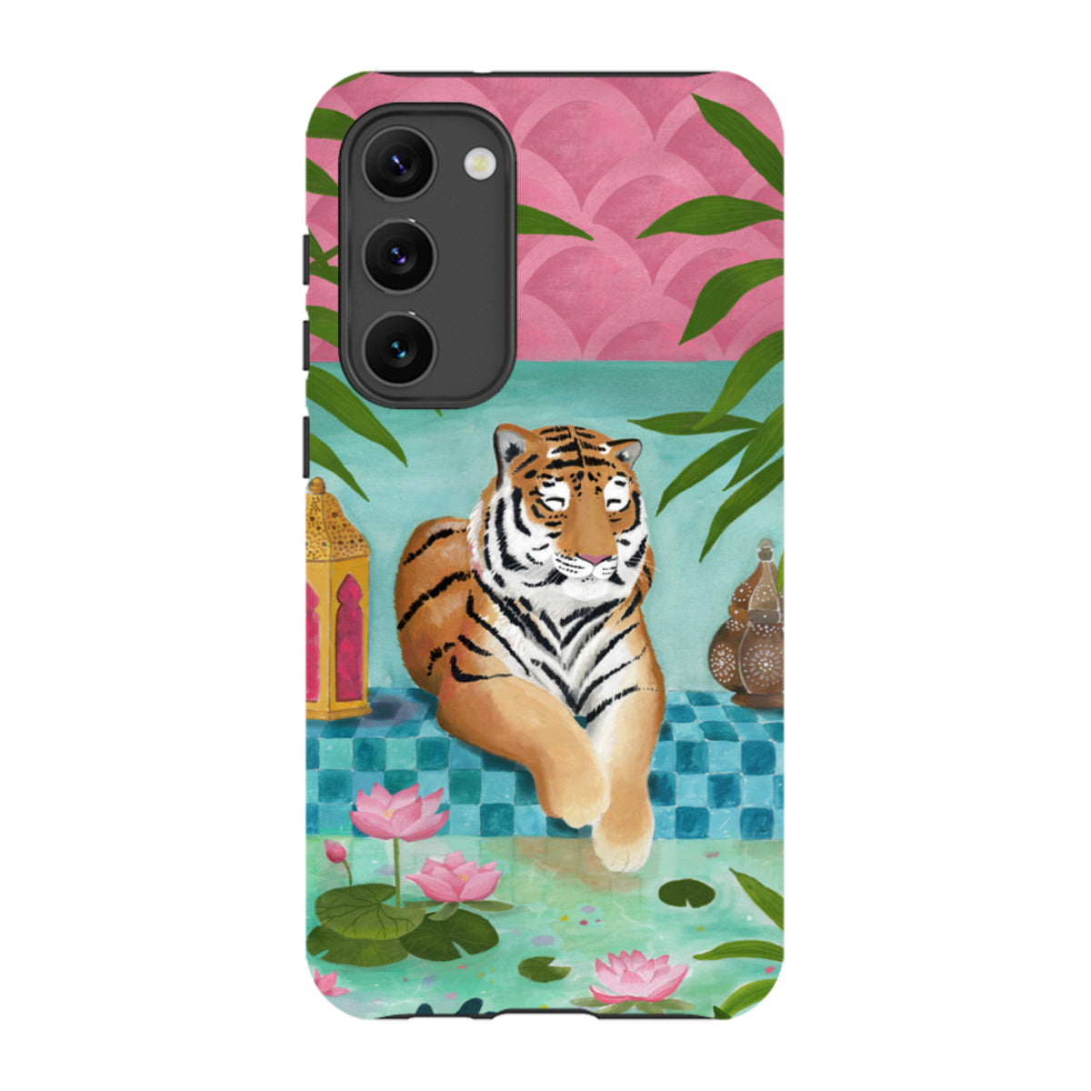Samsung Tough Case - Lotus Tiger By Bex Parkin