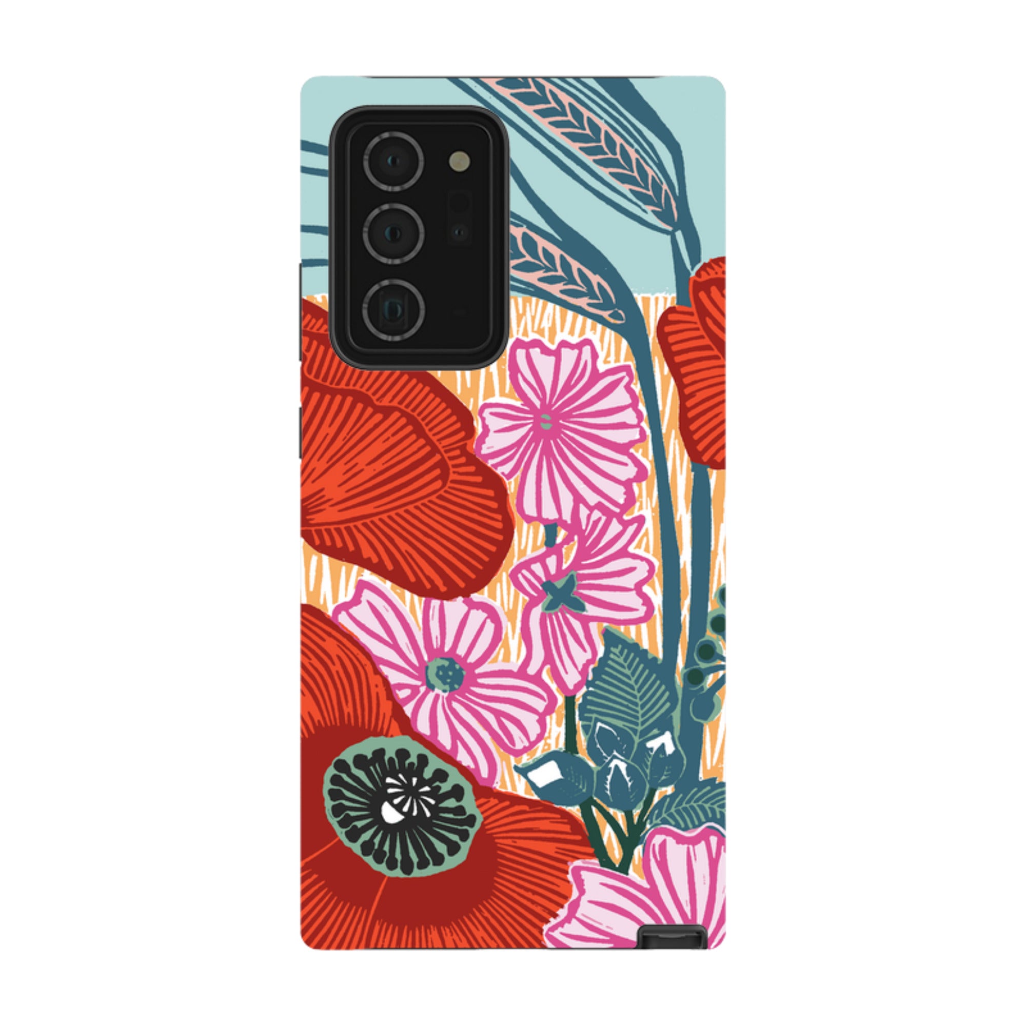 Samsung Tough Case - Wild Poppies By Kate Heiss