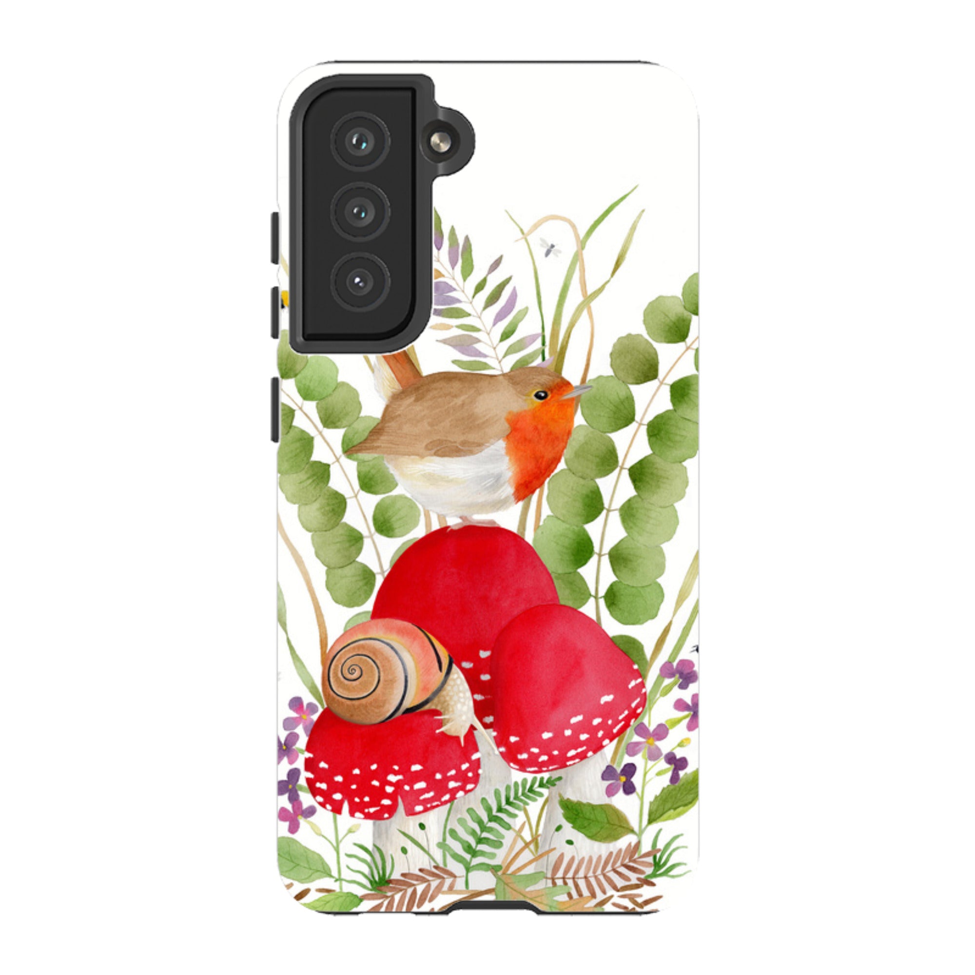 Samsung Tough Case - Robin And Snail By Bex Parkin