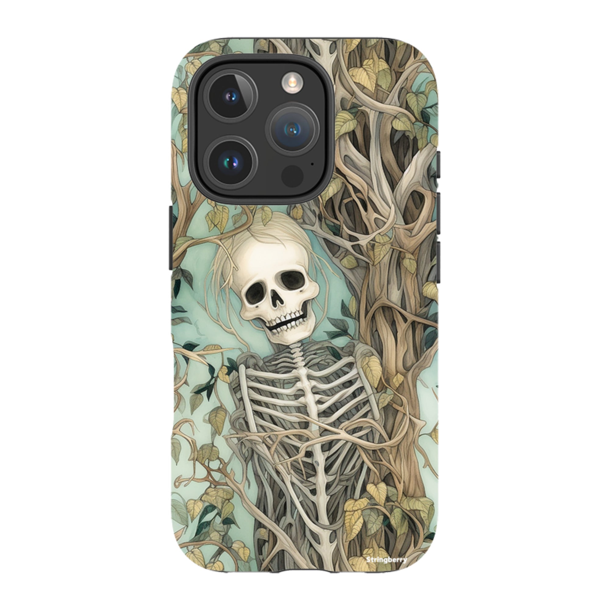 iPhone Tough Case - Skeletal Floral