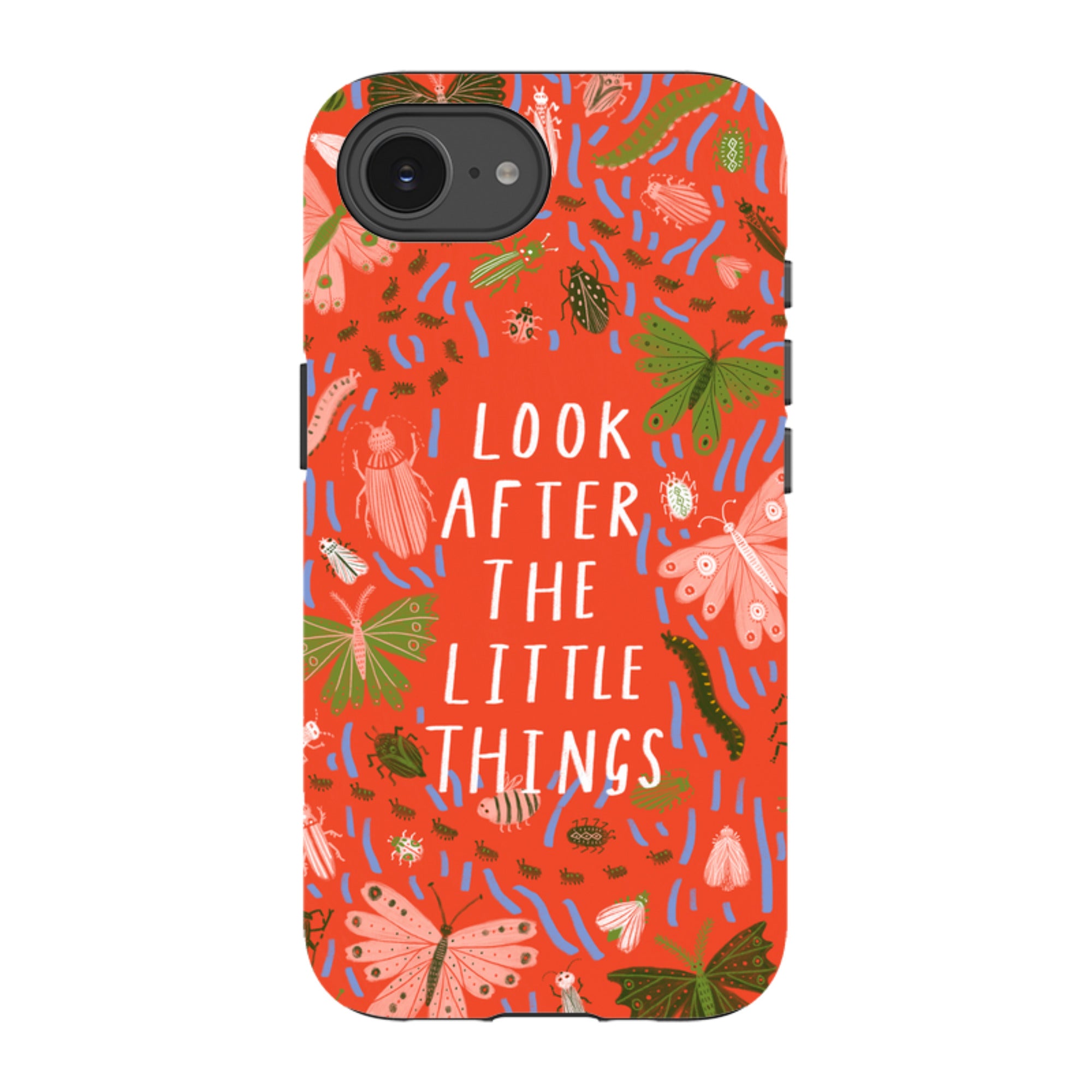 iPhone Tough Case - Little Things Orange By Lee Foster Wilson