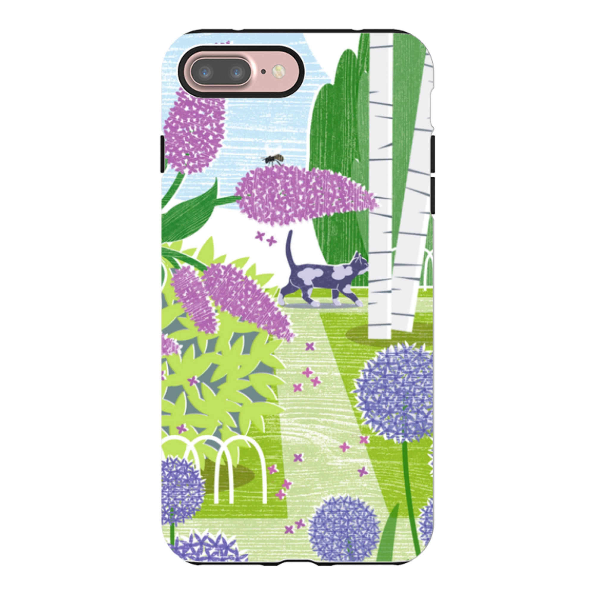 iPhone Tough Case - Lilac And Alliums By Liane Payne