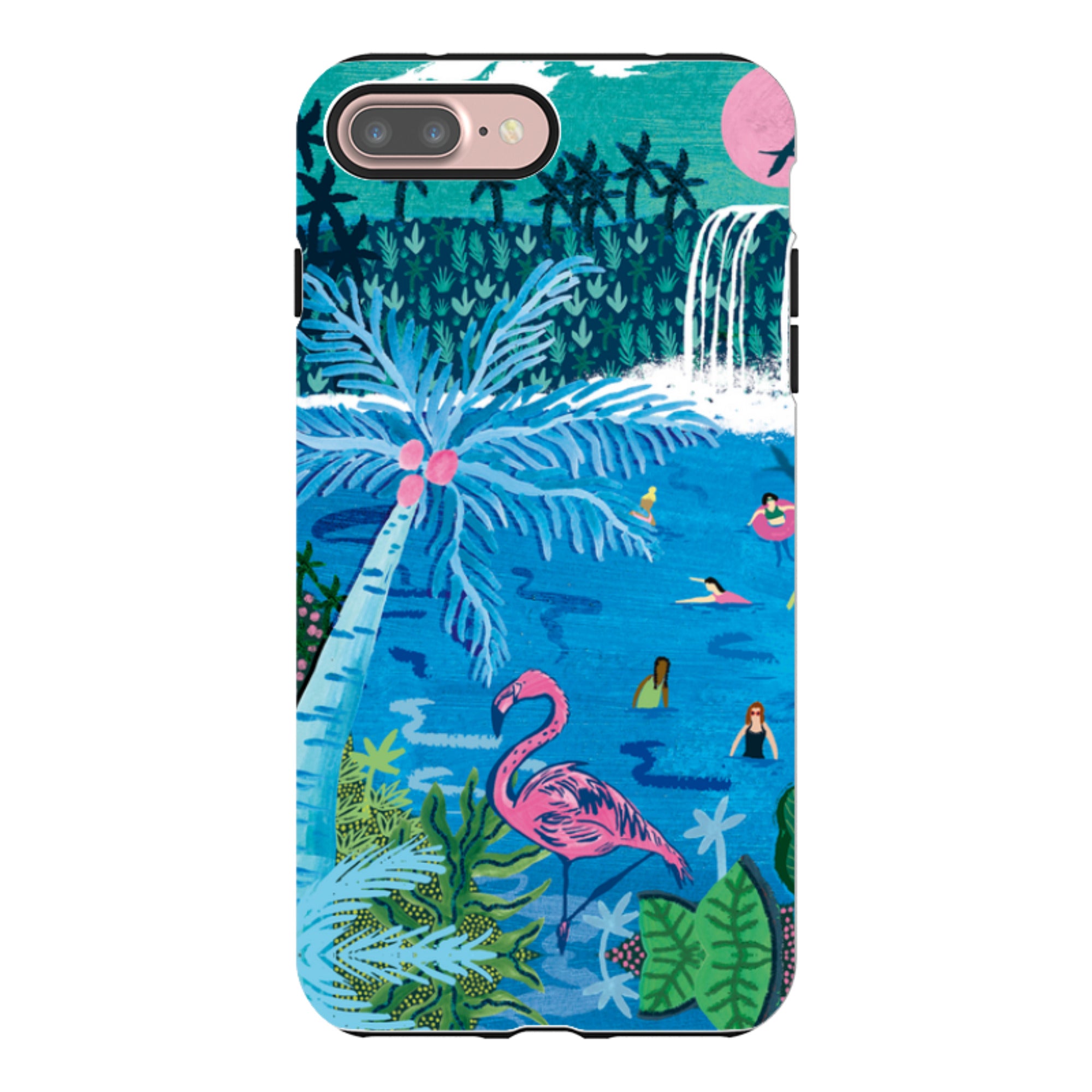 iPhone Tough Case - Palm Pool III By Emma Frances Grant