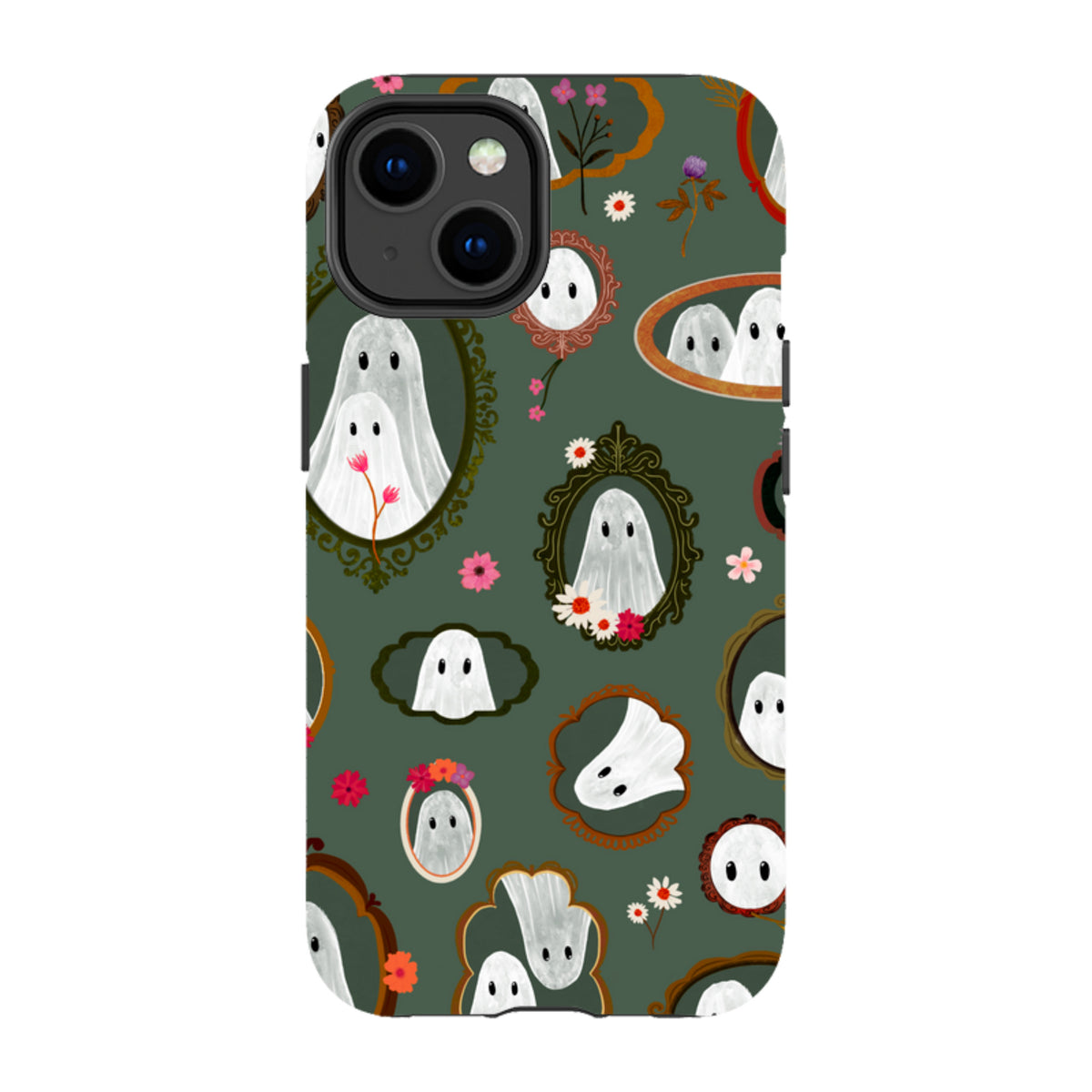 iPhone Tough Case - Framed Ghosts - Pine By Katherine Quinn