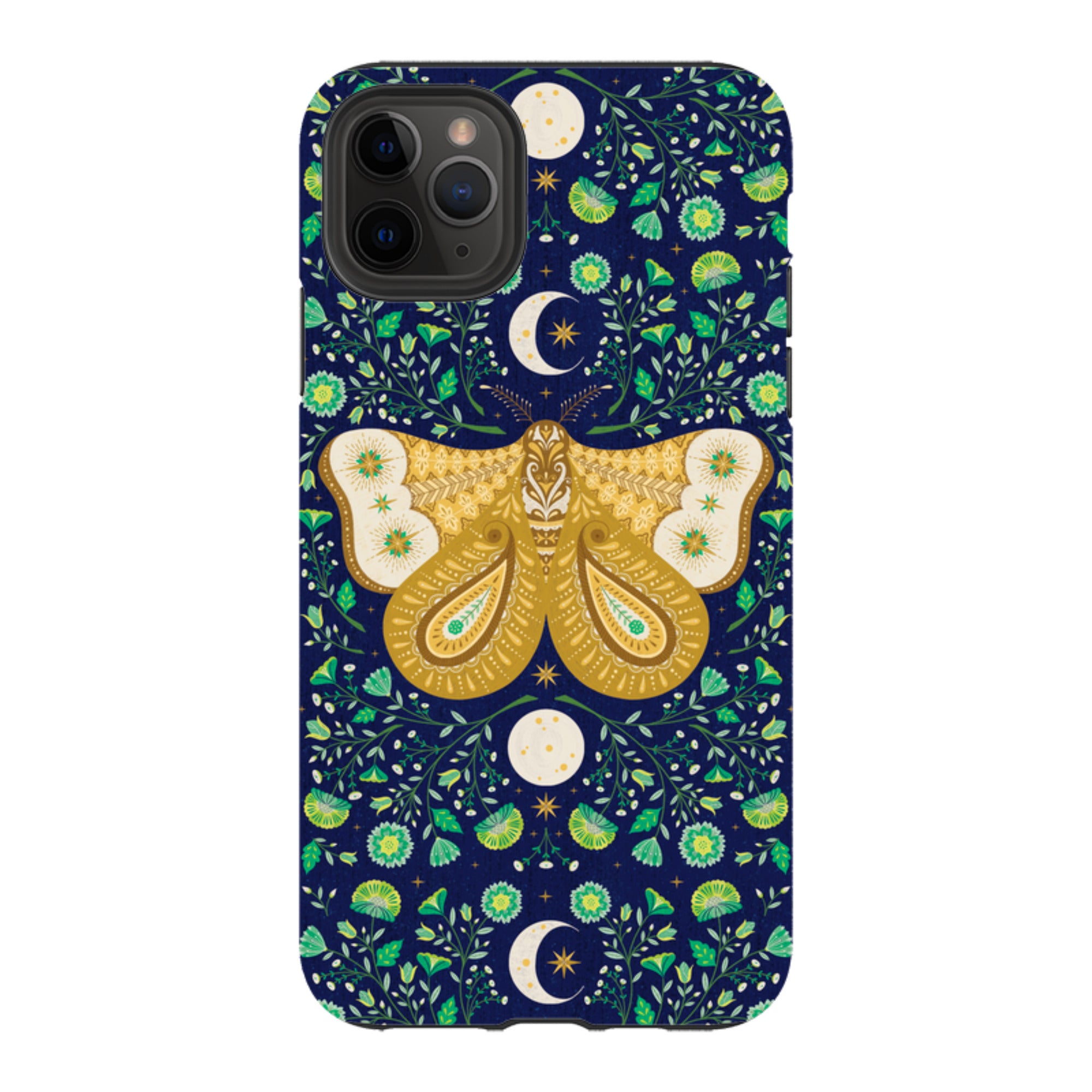 iPhone Tough Case - Moth By Jenny Zemanek