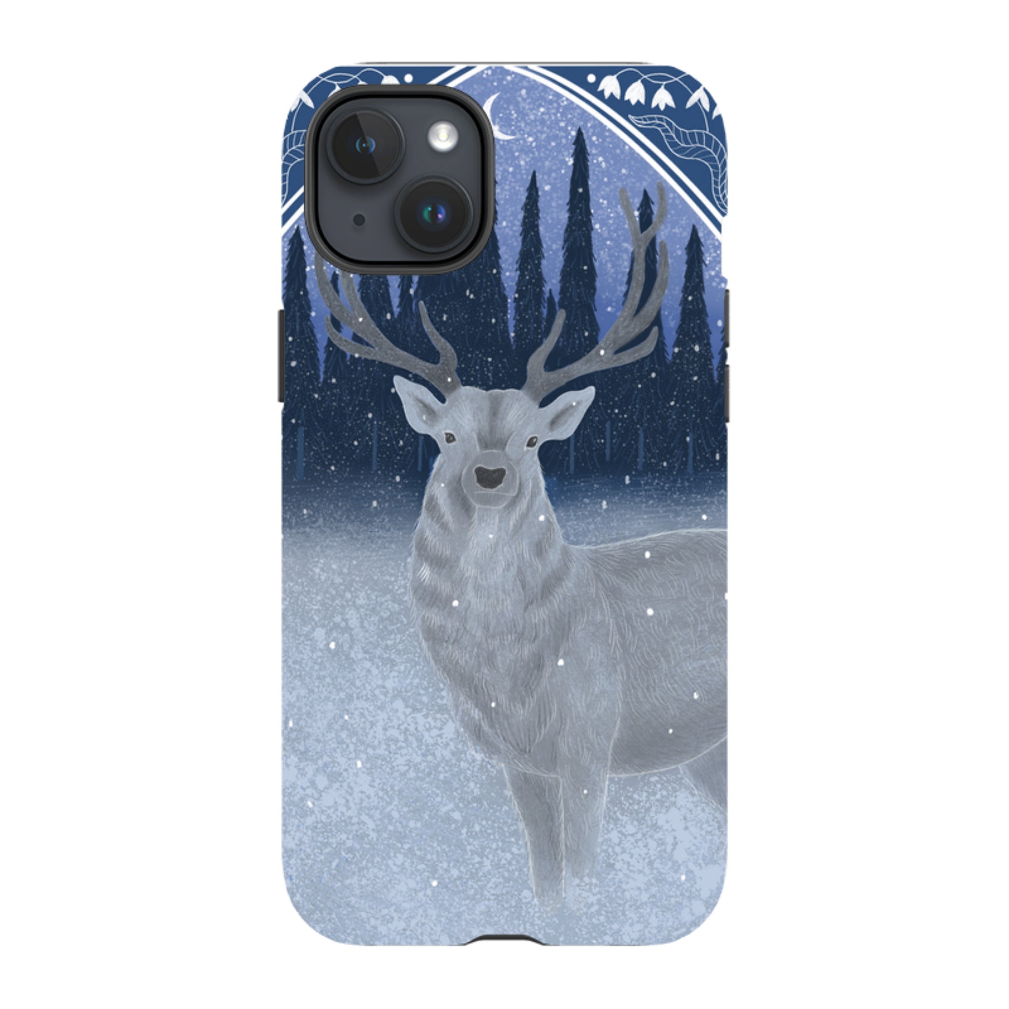 iPhone MagSafe Tough Case -  Winter Stag By Bex Parkin