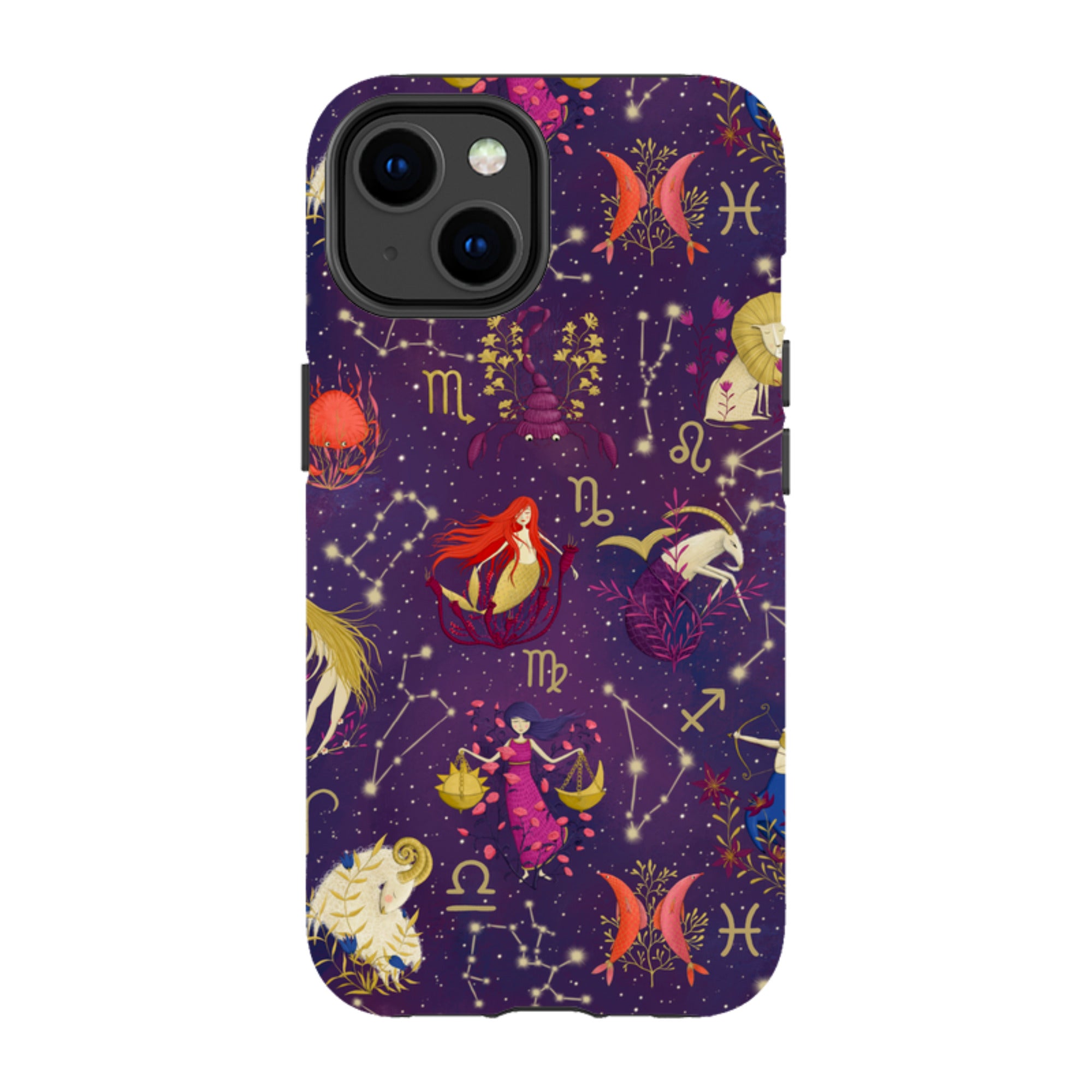iPhone MagSafe Tough Case - Zodiac Pattern By Maja Lindberg
