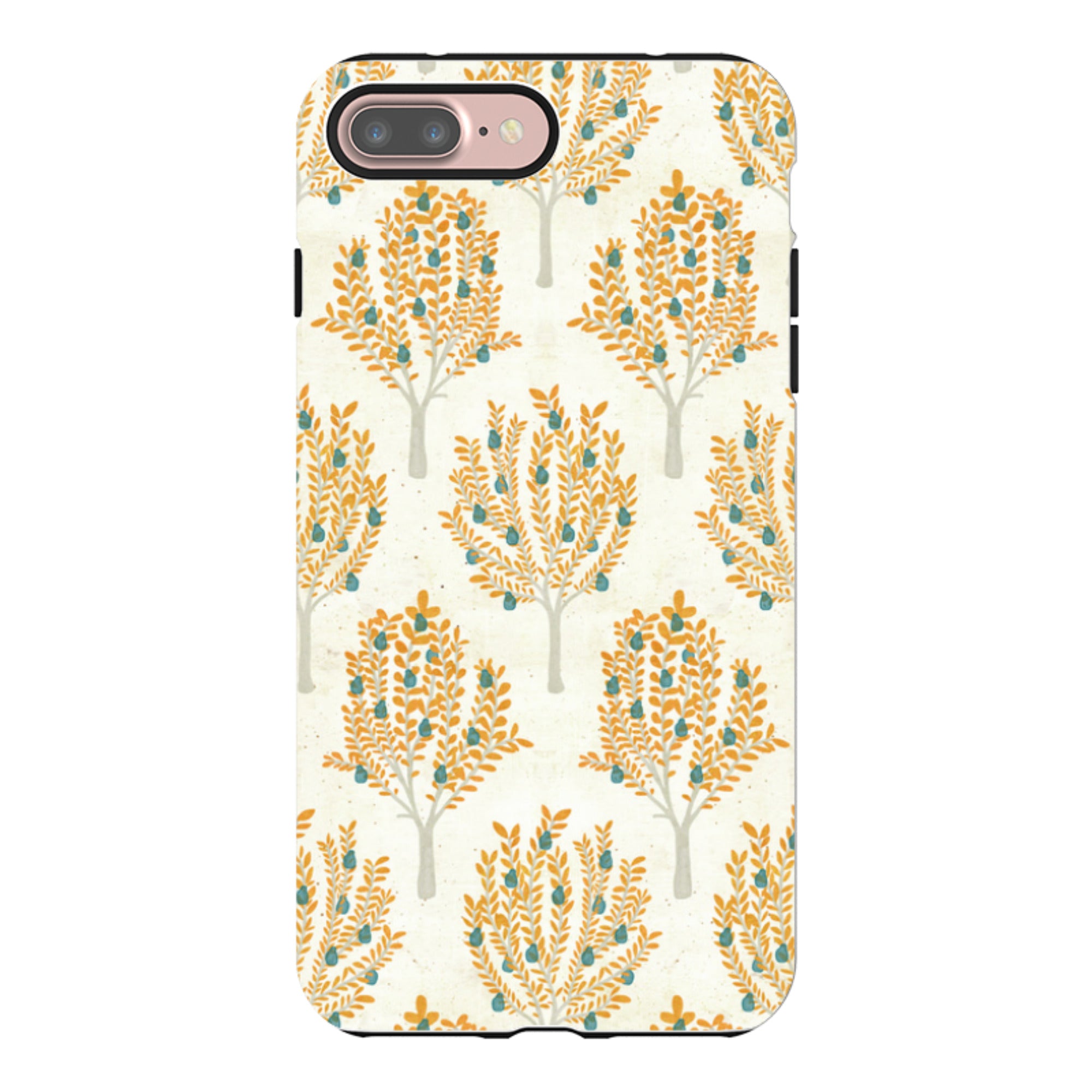 iPhone Tough Case - Pear Trees Cream By Katherine Quinn