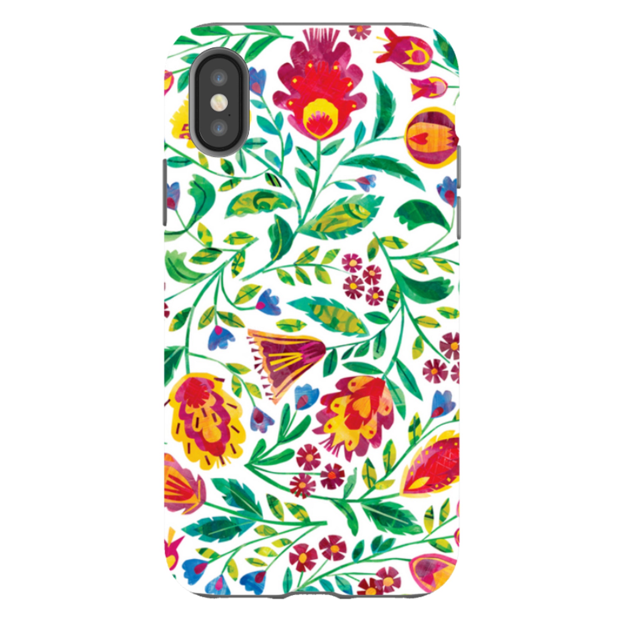 iPhone Tough Case - Folk Pattern By Tracey English